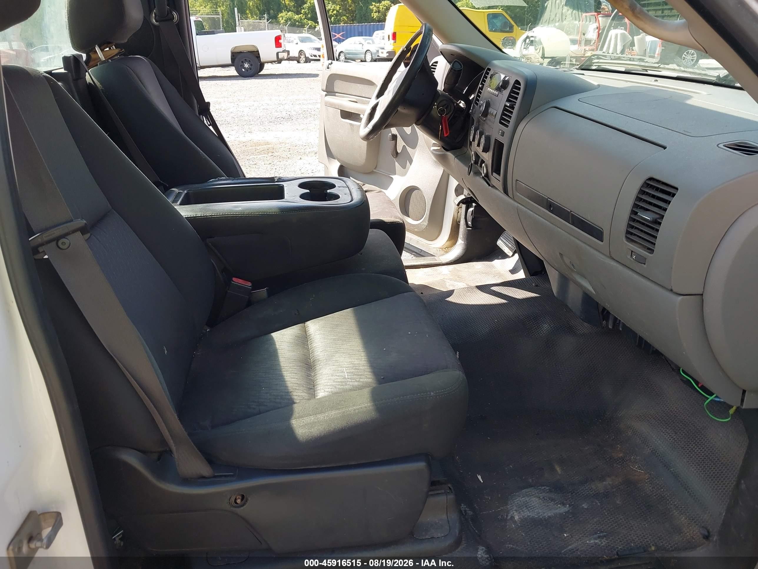 2012 Chevrolet Silverado 1500 Work Truck White vin: 1GCNCPEX1CZ211719