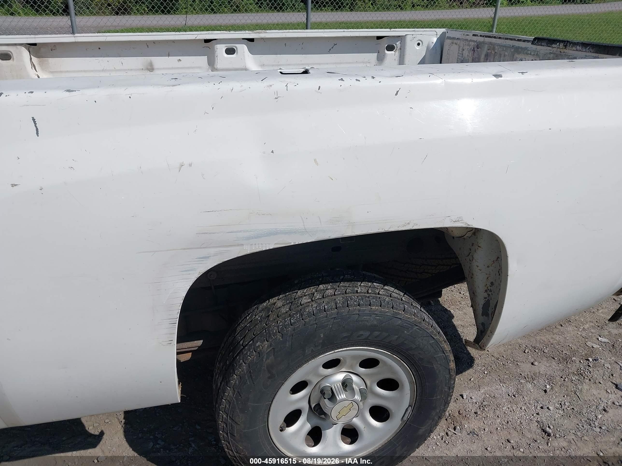 2012 Chevrolet Silverado 1500 Work Truck White vin: 1GCNCPEX1CZ211719