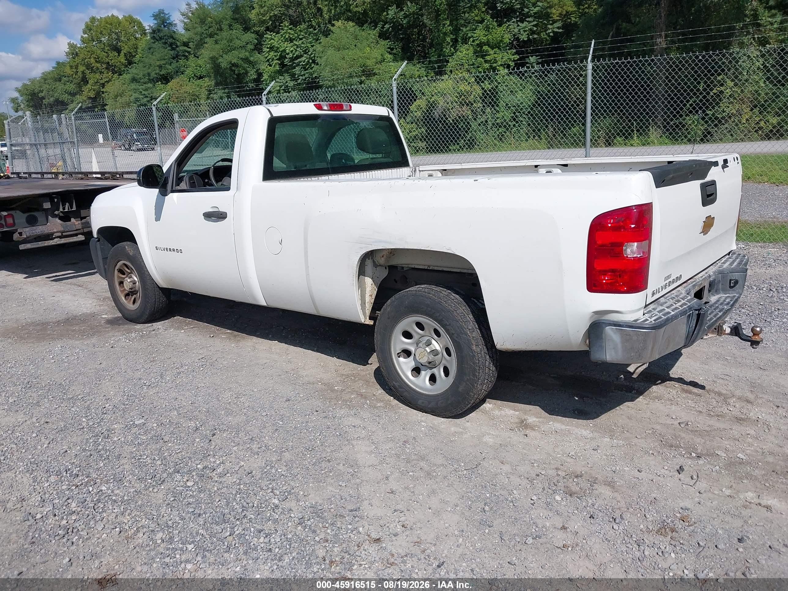 2012 Chevrolet Silverado 1500 Work Truck White vin: 1GCNCPEX1CZ211719