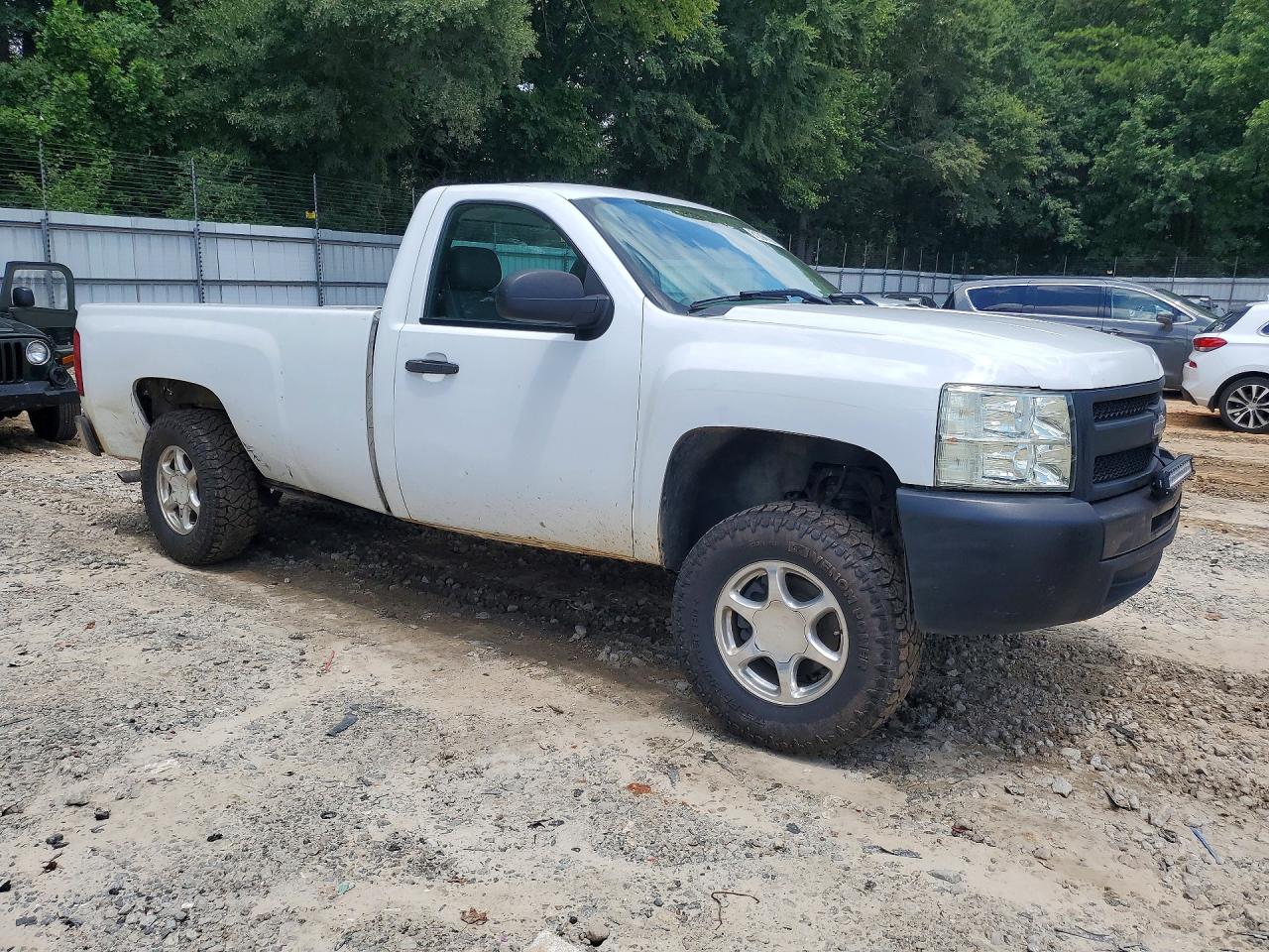 2013 Chevrolet Silverado C1500 White vin: 1GCNCPEX1DZ261022