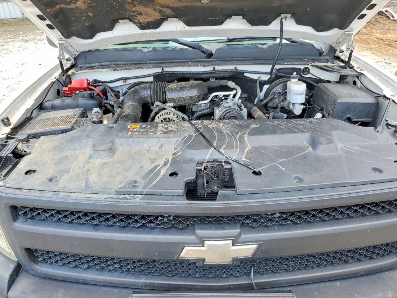 2013 Chevrolet Silverado C1500 White vin: 1GCNCPEX1DZ261022