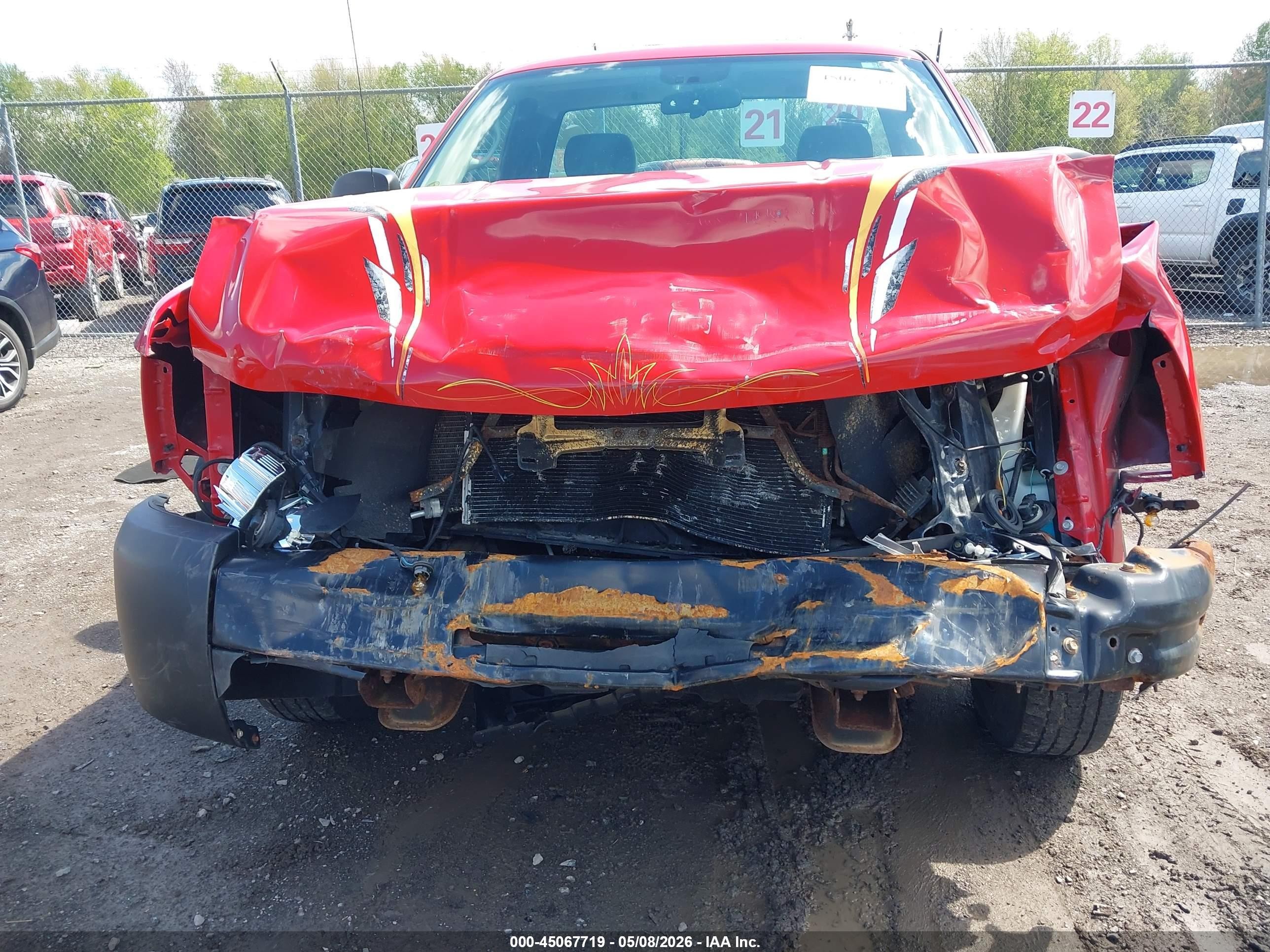 2011 Chevrolet Silverado 1500 Work Truck Red vin: 1GCNCPEX2BZ102104