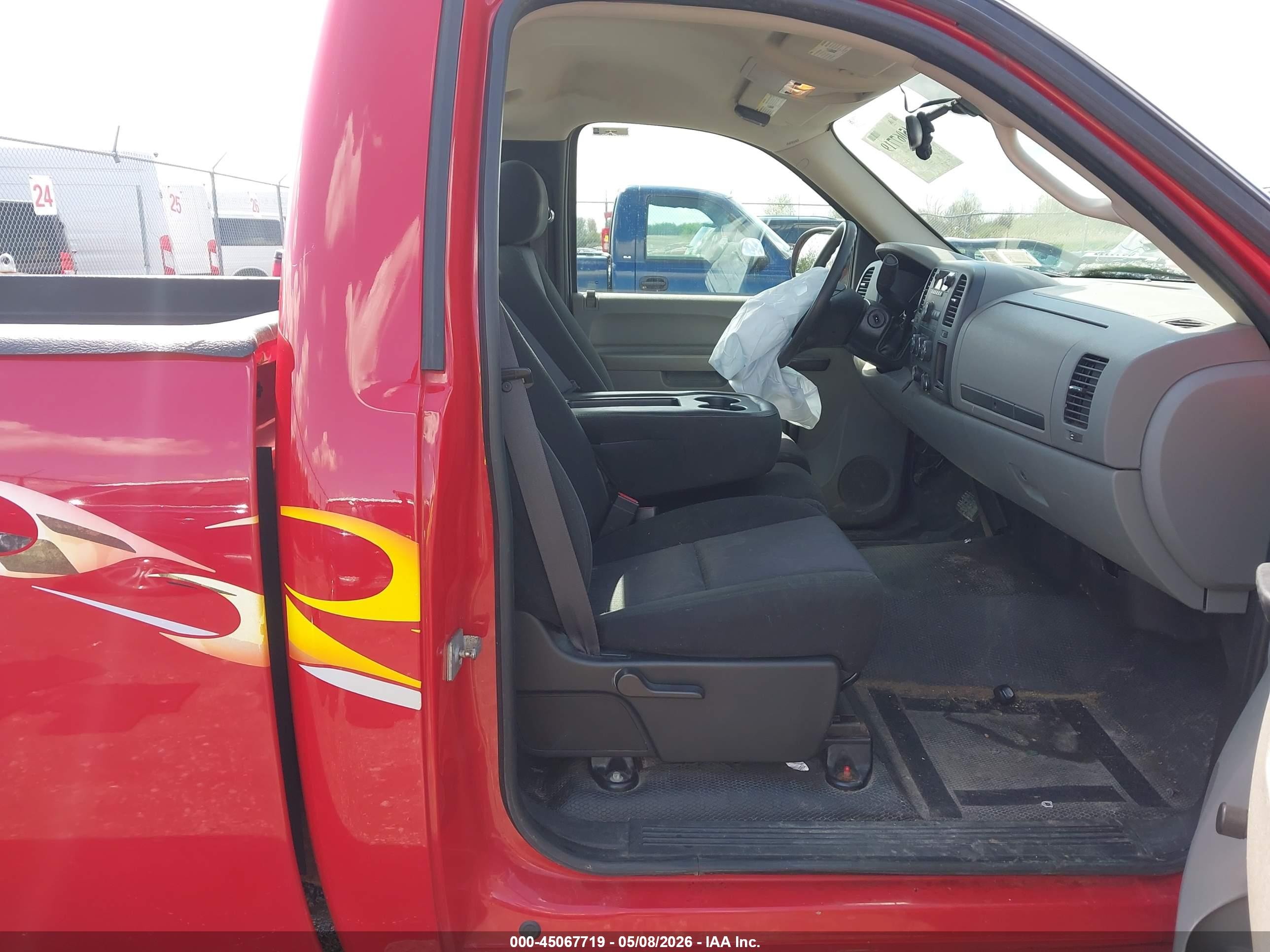 2011 Chevrolet Silverado 1500 Work Truck Red vin: 1GCNCPEX2BZ102104