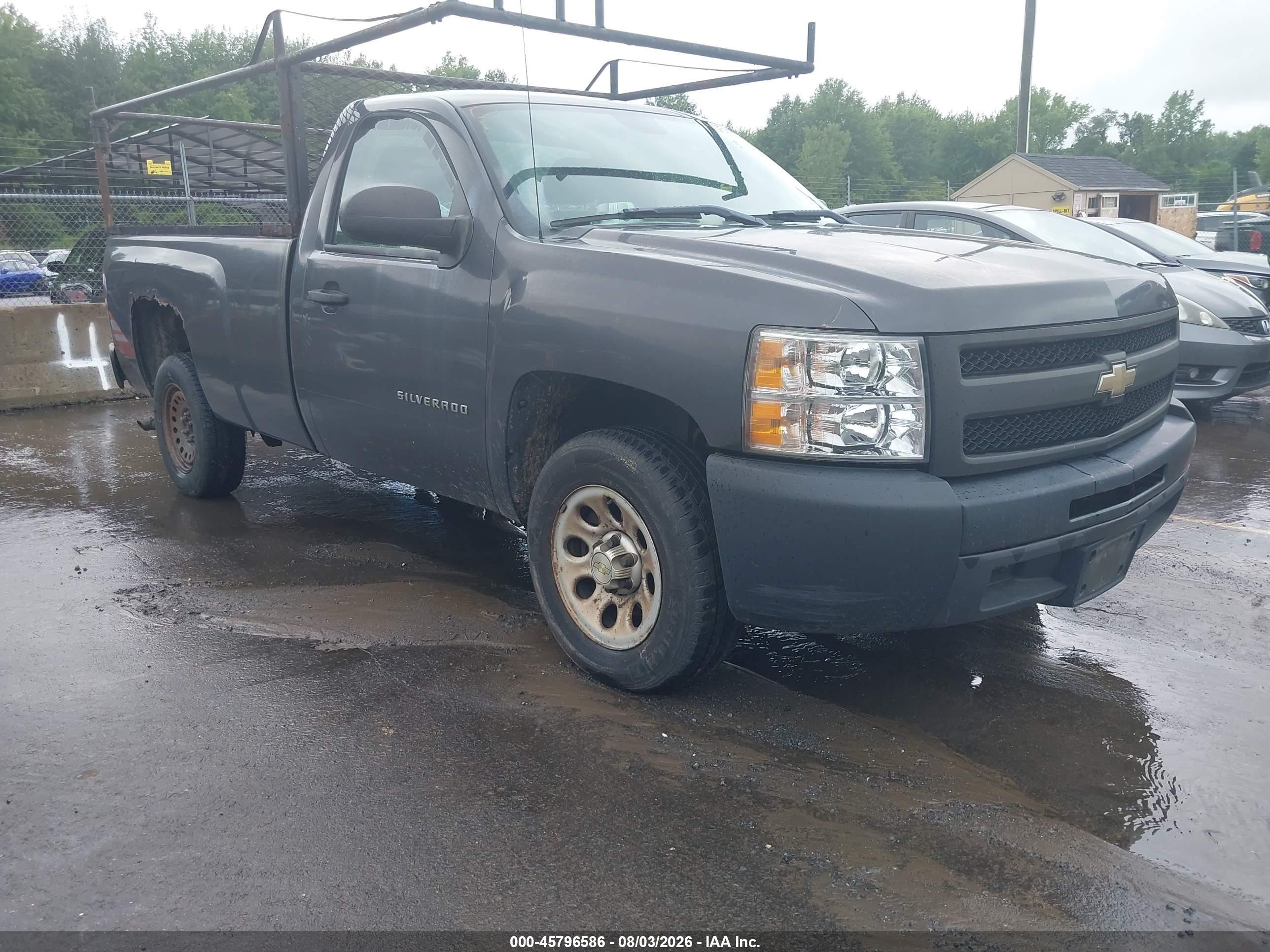 2011 Chevrolet Silverado 1500 Work Truck Gray vin: 1GCNCPEX2BZ289635