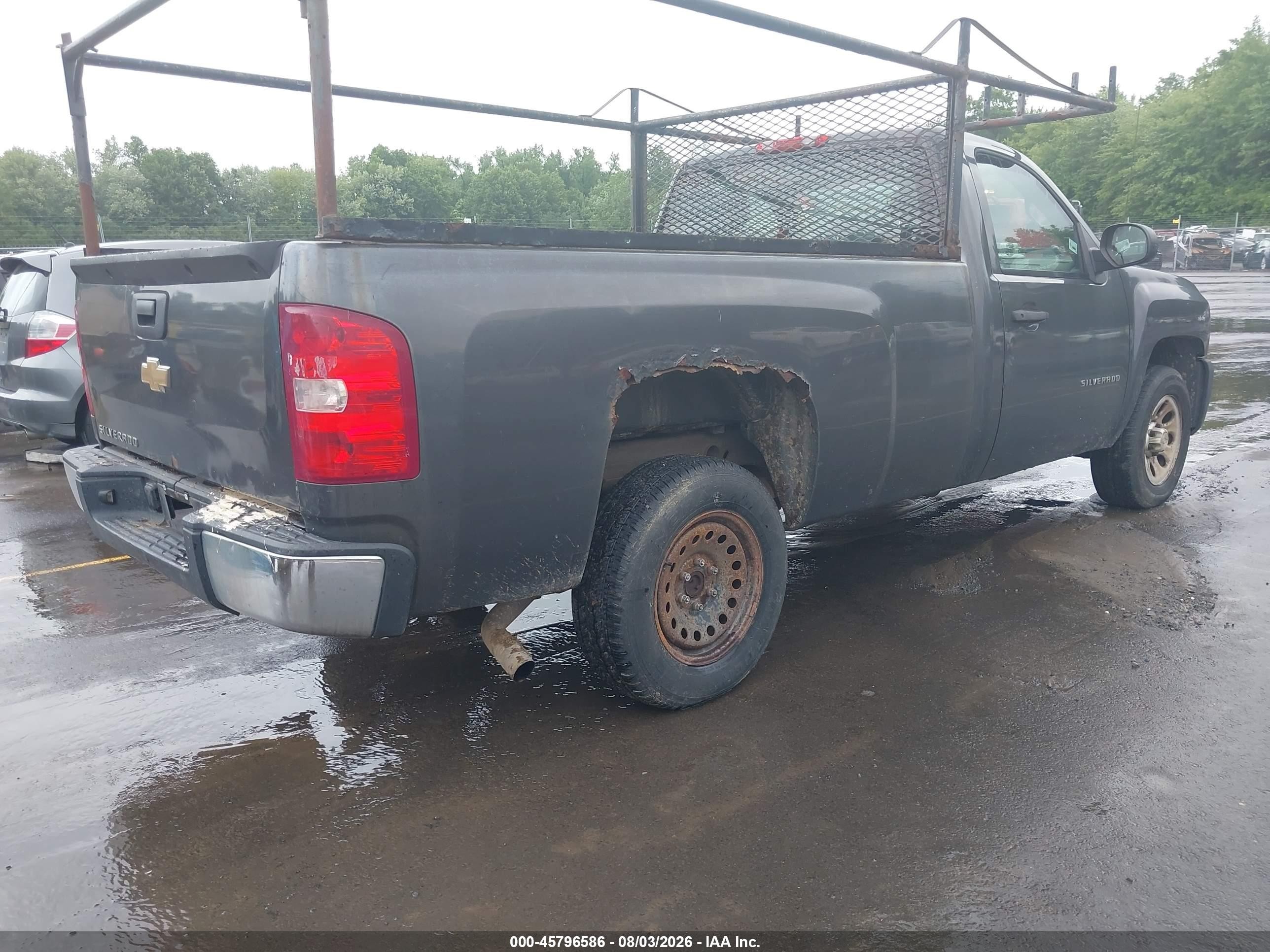 2011 Chevrolet Silverado 1500 Work Truck Gray vin: 1GCNCPEX2BZ289635
