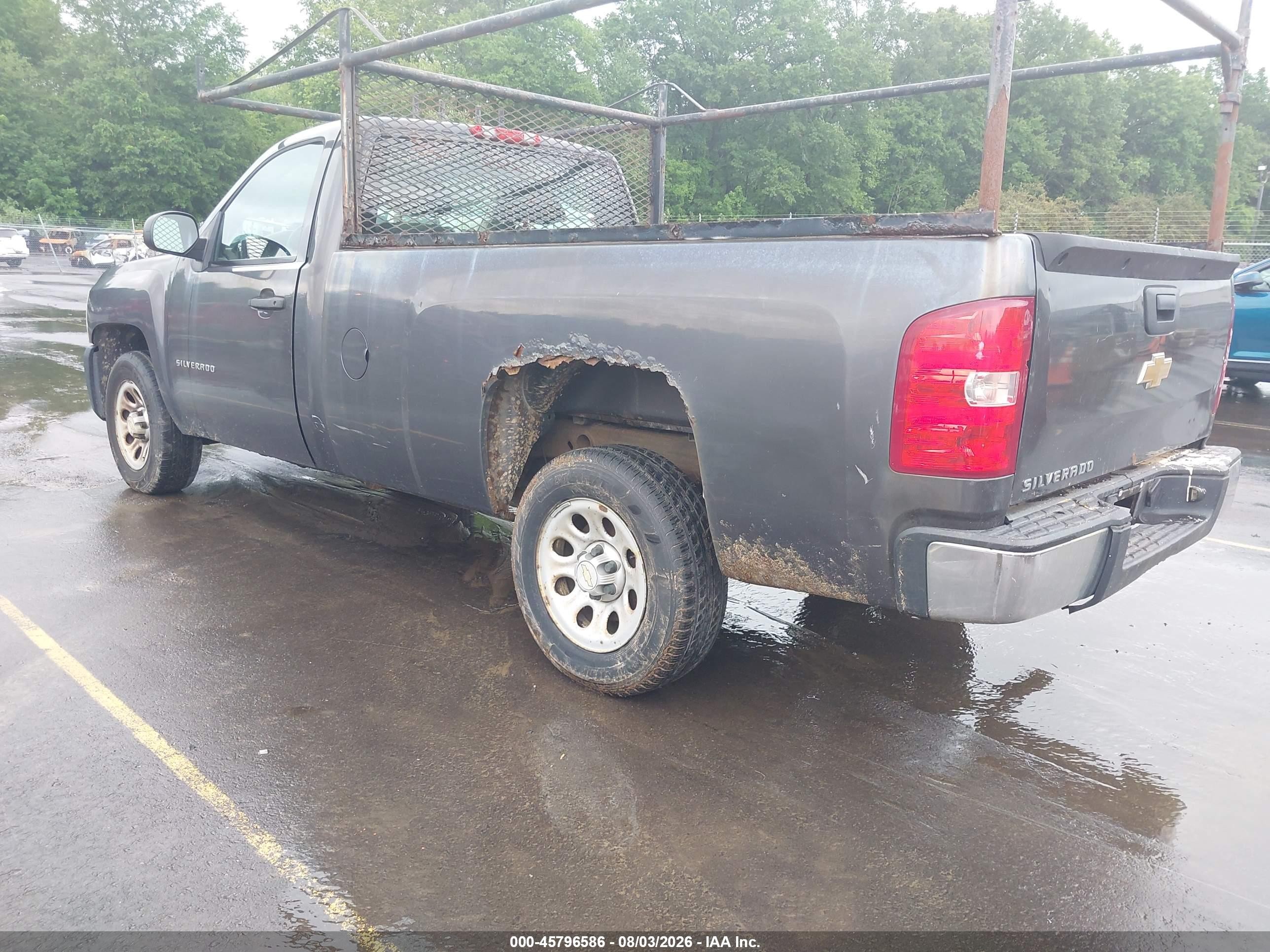 2011 Chevrolet Silverado 1500 Work Truck Gray vin: 1GCNCPEX2BZ289635