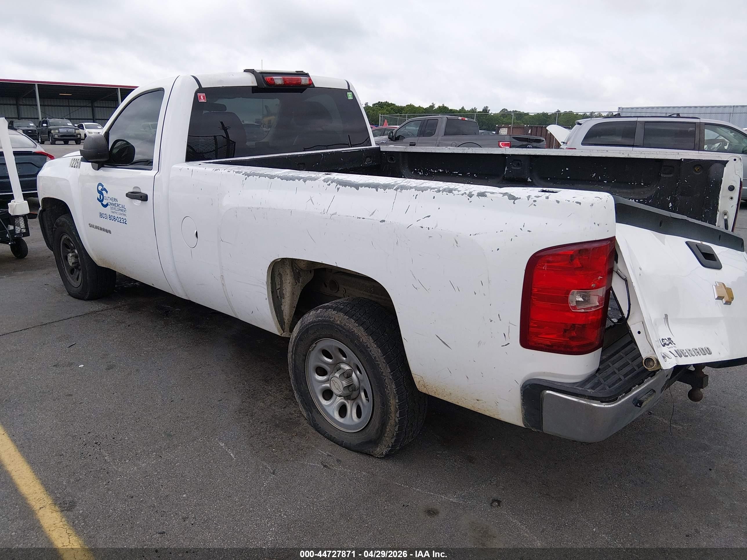 2012 Chevrolet Silverado 1500 Work Truck White vin: 1GCNCPEX2CZ142250