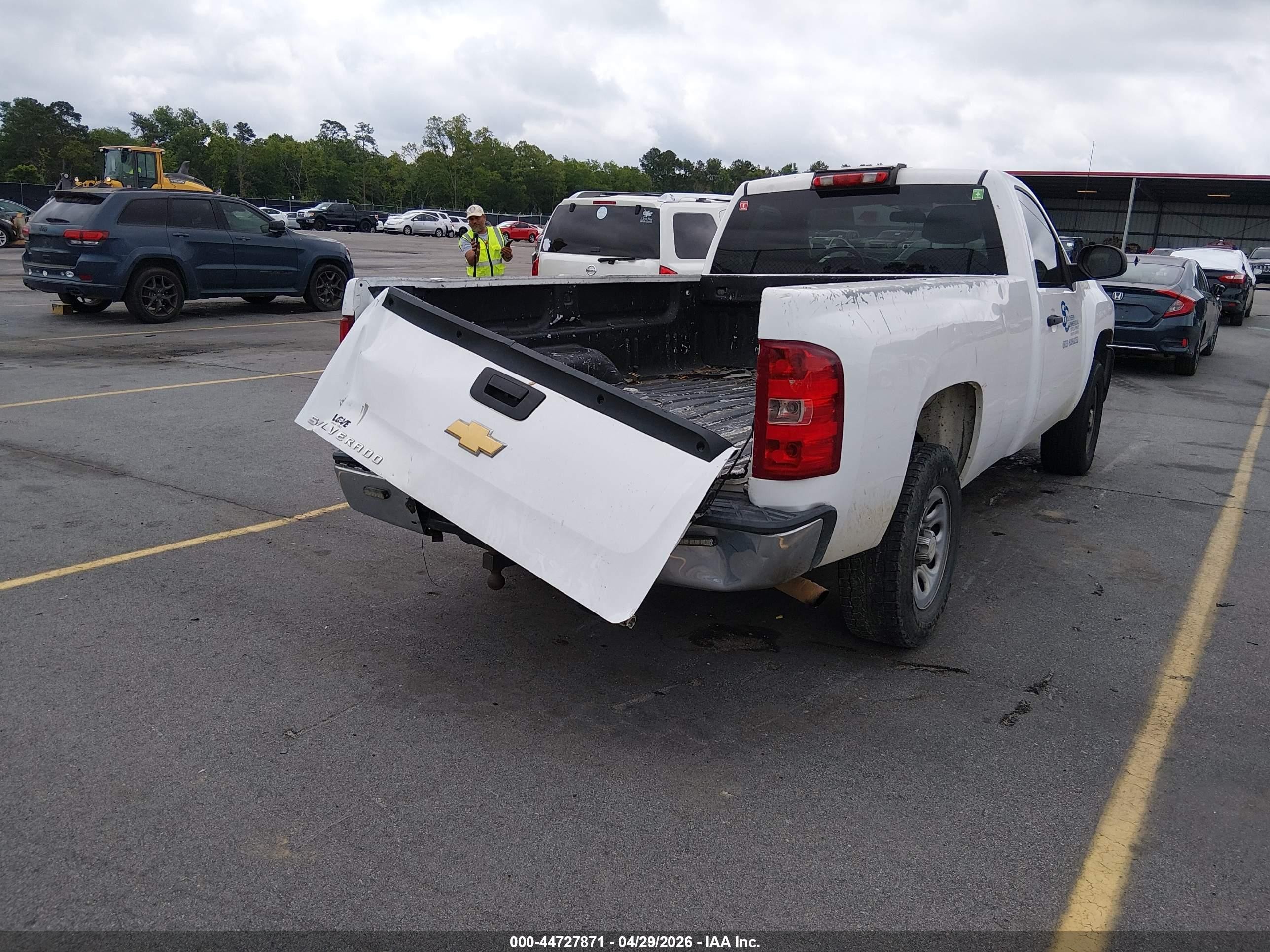 2012 Chevrolet Silverado 1500 Work Truck White vin: 1GCNCPEX2CZ142250