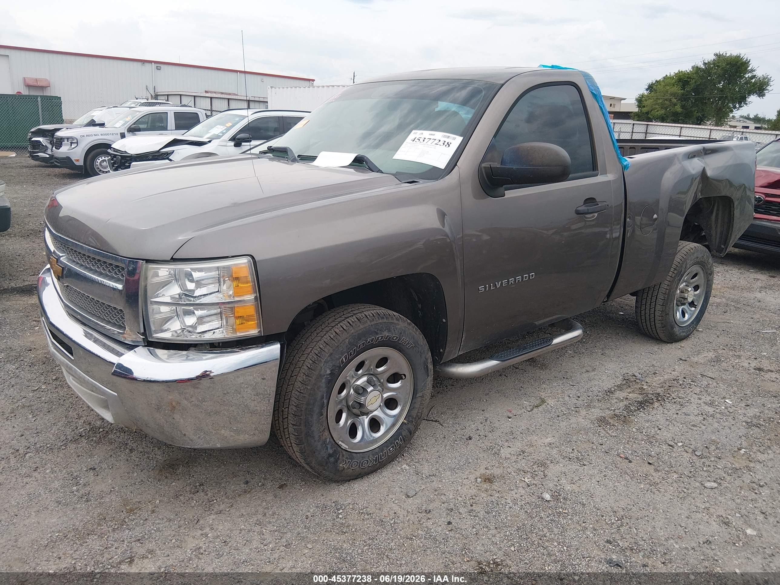 2012 Chevrolet Silverado 1500 Work Truck Gray vin: 1GCNCPEX2CZ259374