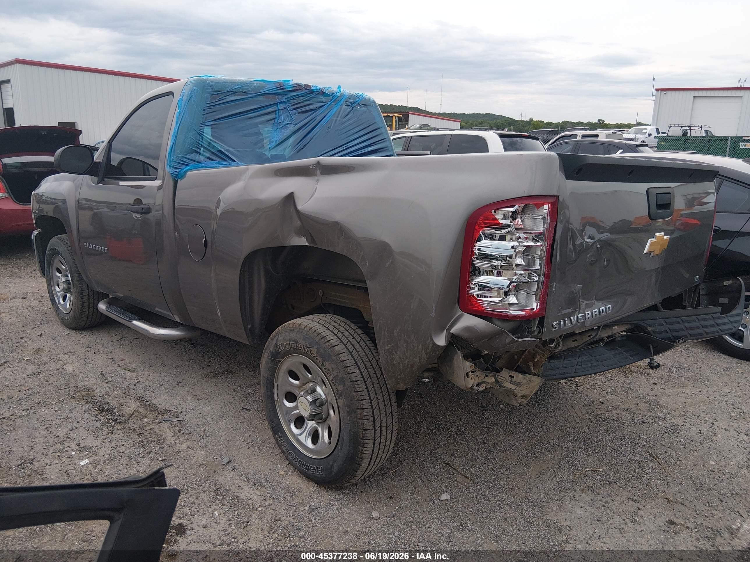 2012 Chevrolet Silverado 1500 Work Truck Gray vin: 1GCNCPEX2CZ259374