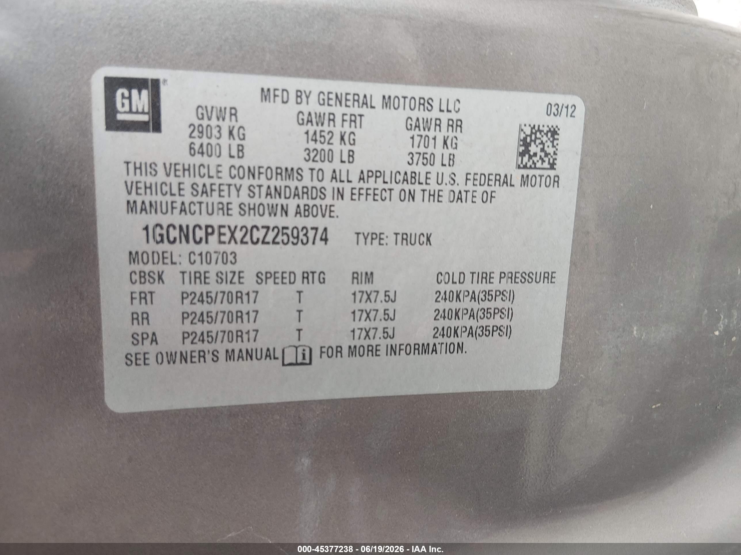 2012 Chevrolet Silverado 1500 Work Truck Gray vin: 1GCNCPEX2CZ259374