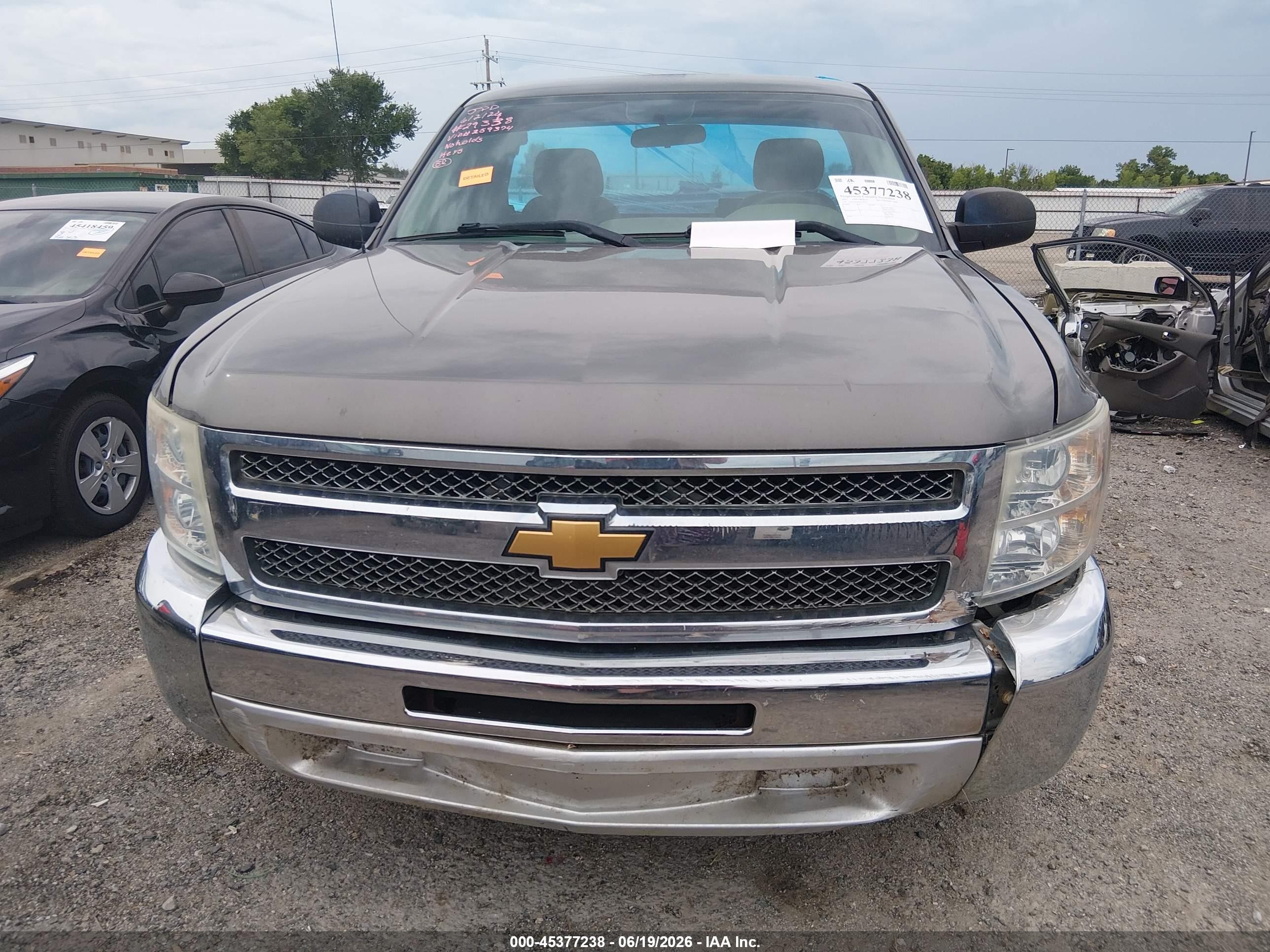 2012 Chevrolet Silverado 1500 Work Truck Gray vin: 1GCNCPEX2CZ259374