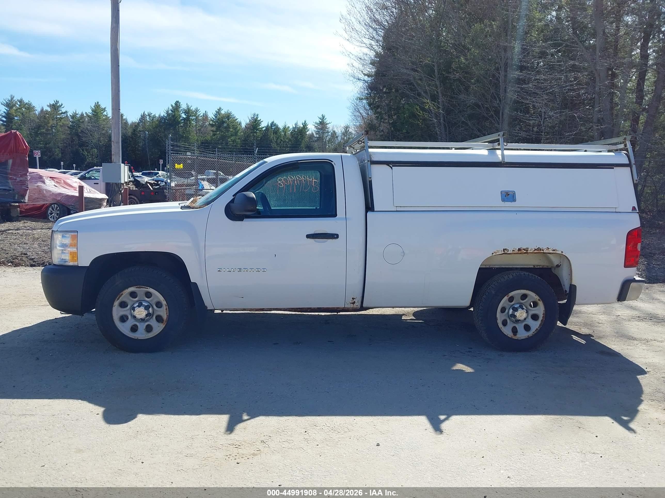 2013 Chevrolet Silverado 1500 Work Truck White vin: 1GCNCPEX2DZ221970