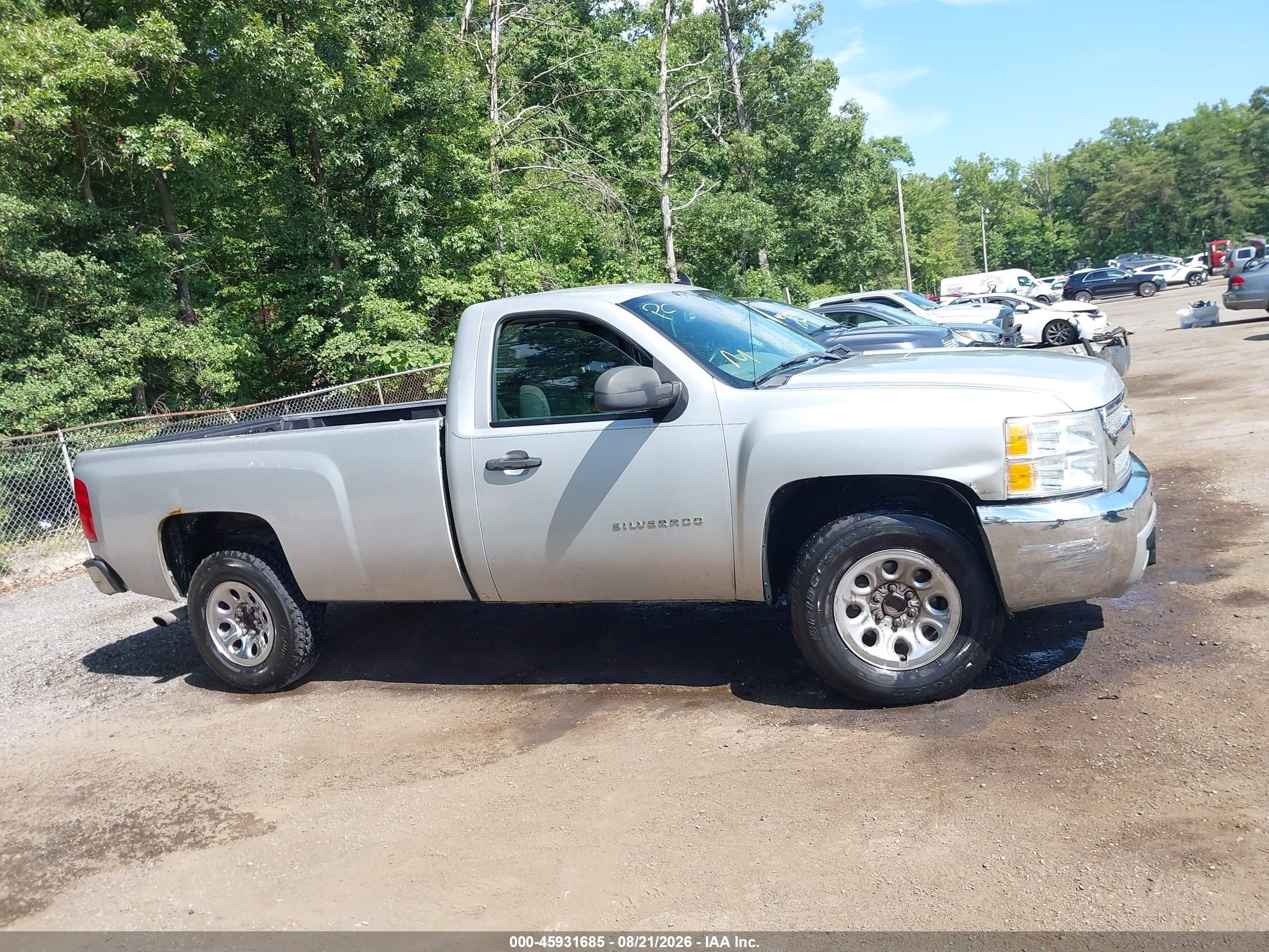 2012 Chevrolet Silverado 1500 Work Truck Gray vin: 1GCNCPEX3CZ194812