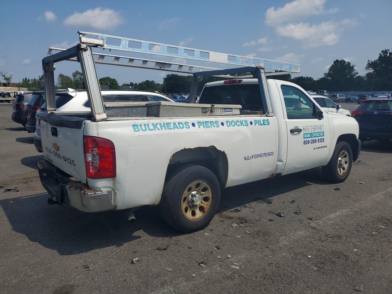 2012 Chevrolet Silverado C1500 White vin: 1GCNCPEX3CZ302202