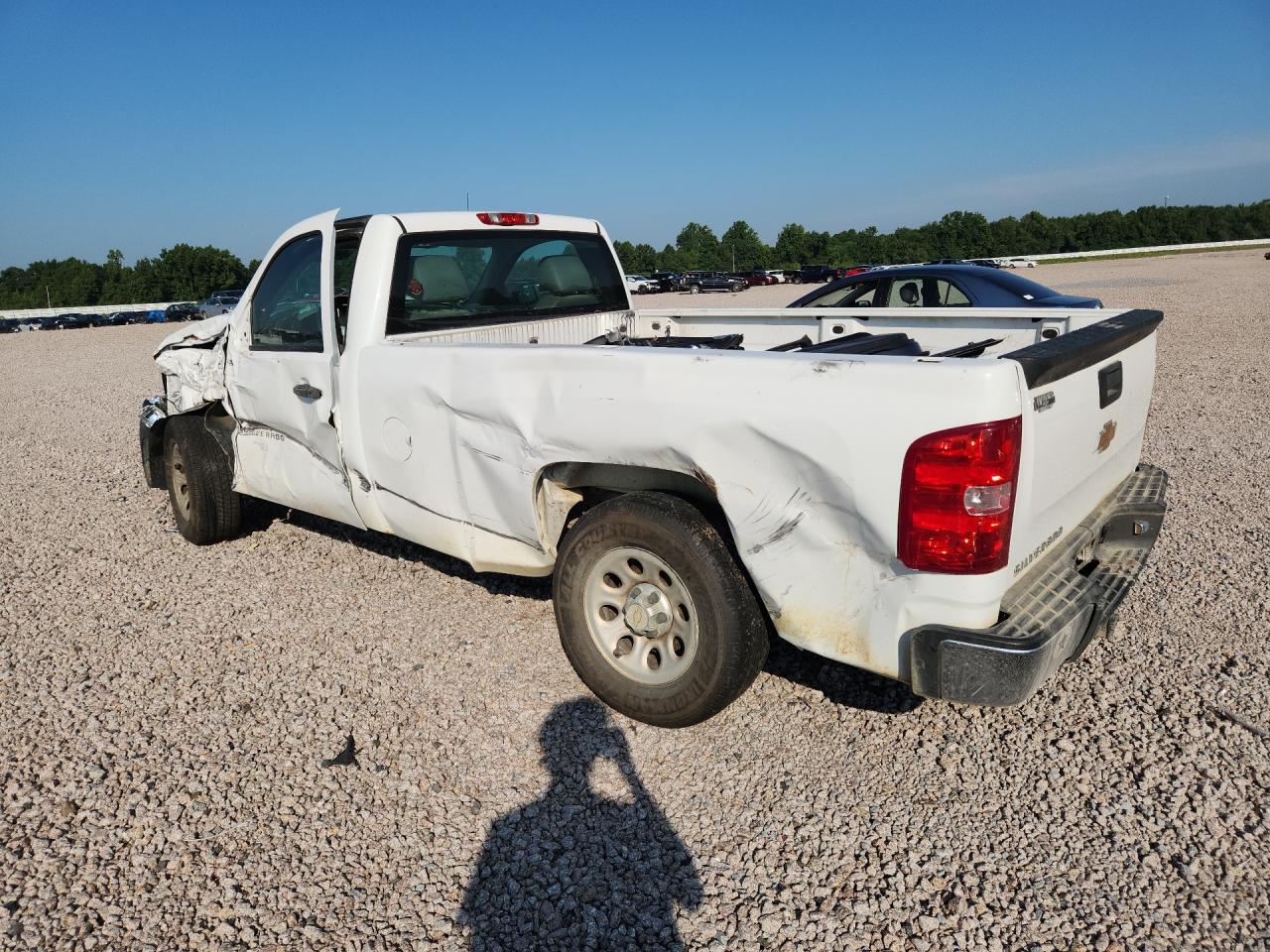 2013 Chevrolet Silverado C1500 White vin: 1GCNCPEX3DZ106343
