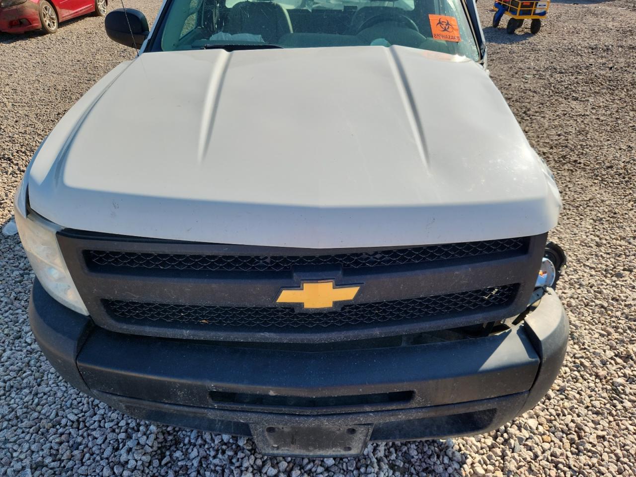 2013 Chevrolet Silverado C1500 White vin: 1GCNCPEX3DZ106343