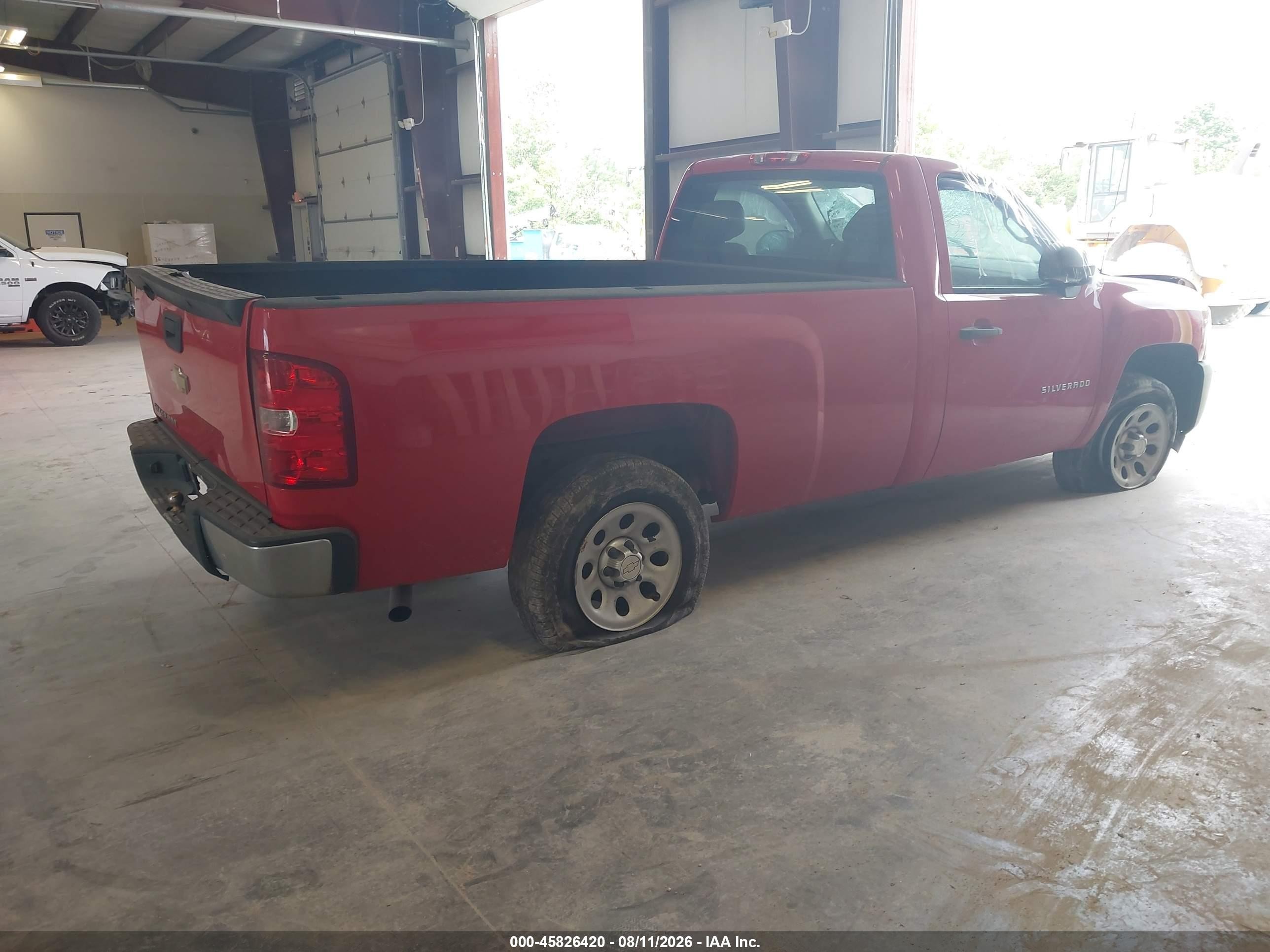 2013 Chevrolet Silverado 1500 Work Truck Red vin: 1GCNCPEX3DZ235571