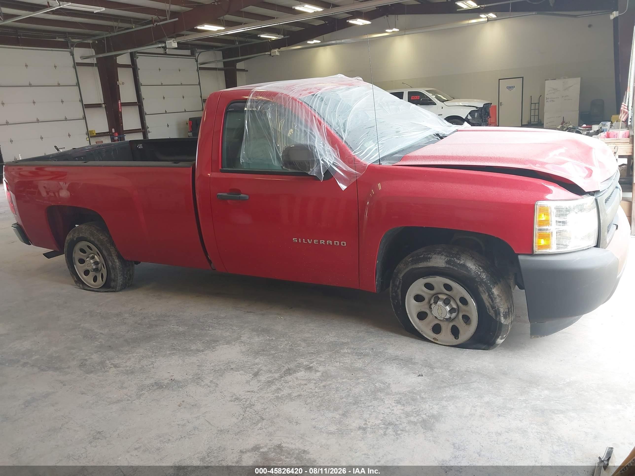 2013 Chevrolet Silverado 1500 Work Truck Red vin: 1GCNCPEX3DZ235571