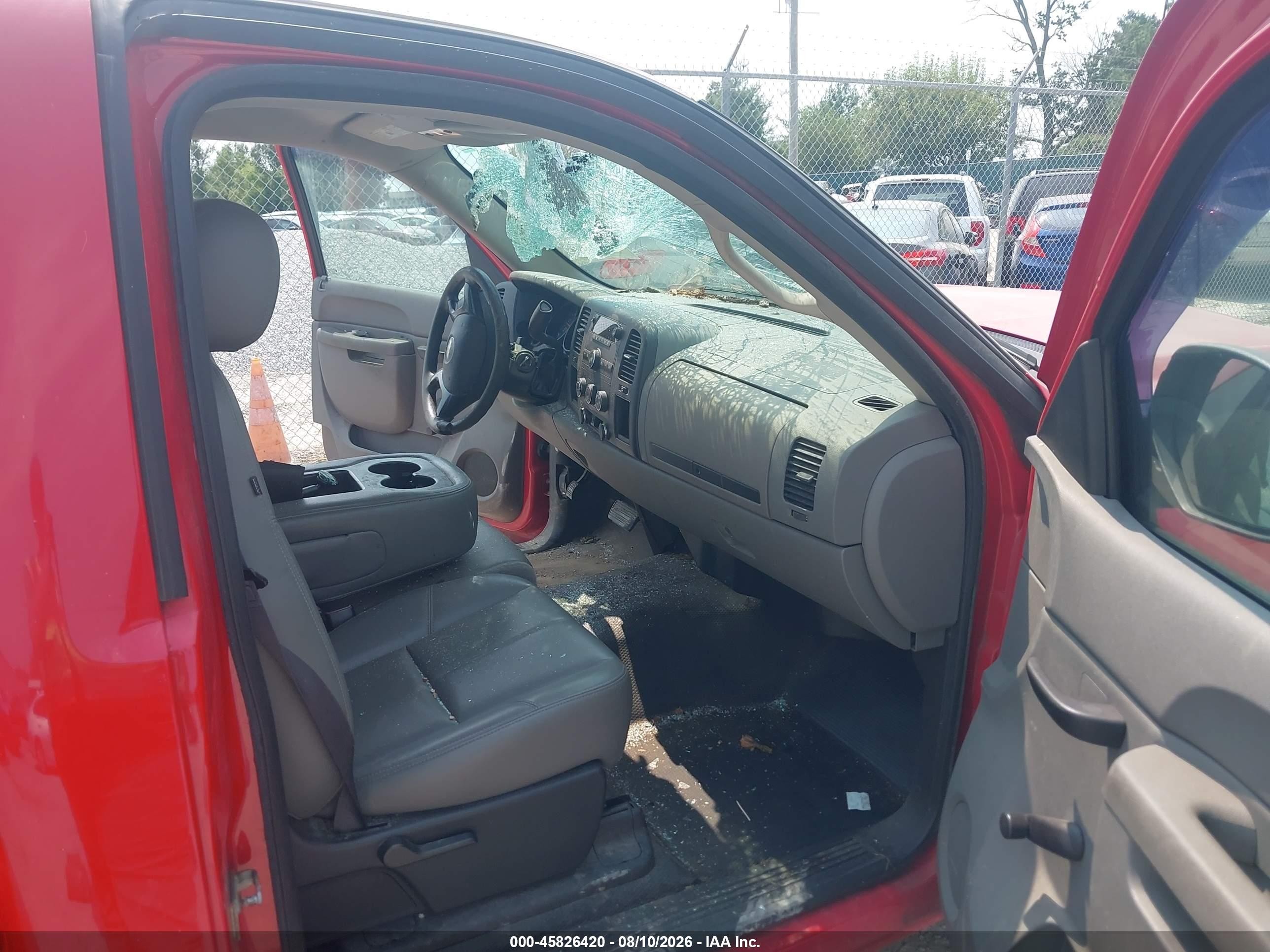 2013 Chevrolet Silverado 1500 Work Truck Red vin: 1GCNCPEX3DZ235571