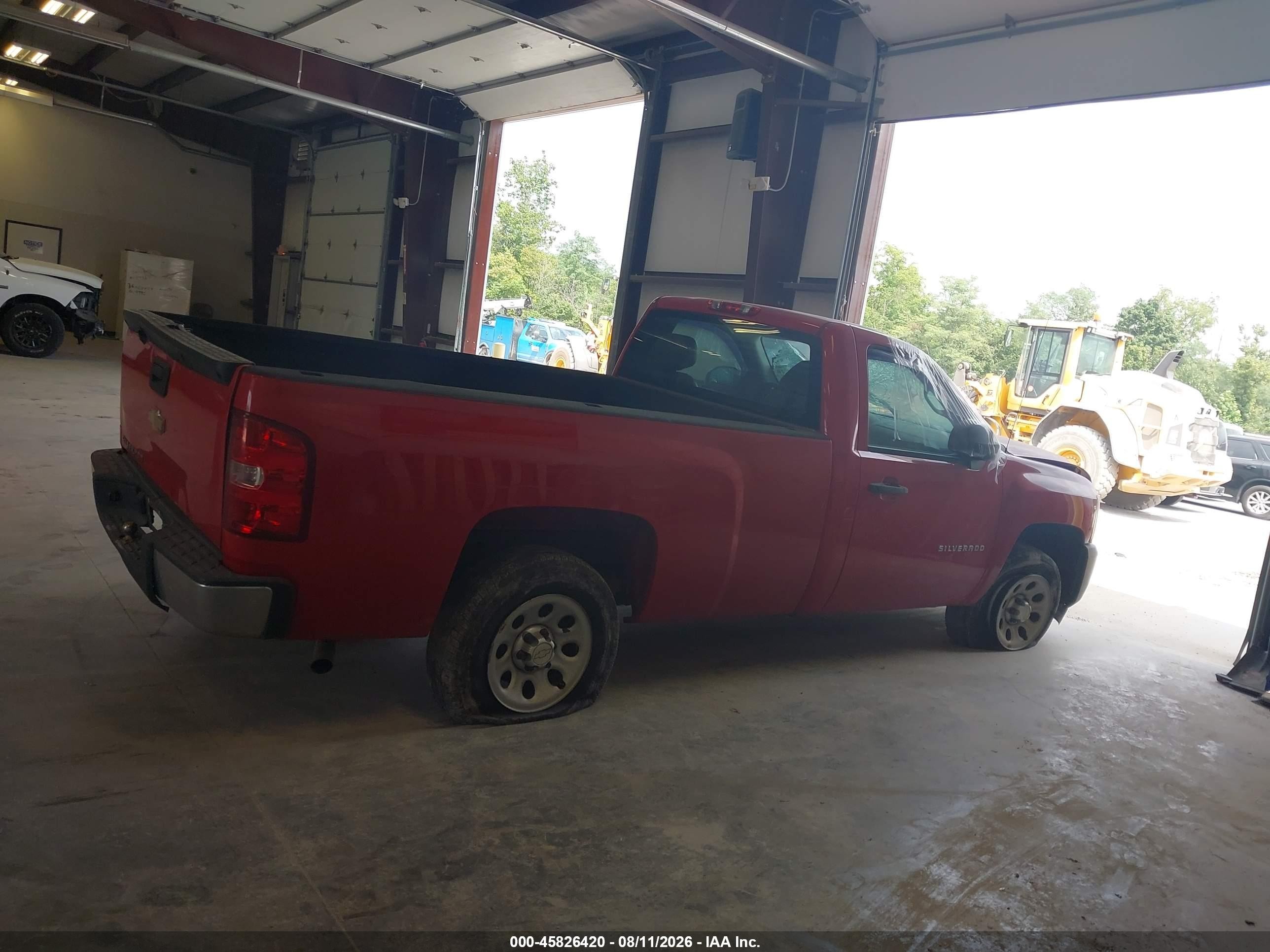 2013 Chevrolet Silverado 1500 Work Truck Red vin: 1GCNCPEX3DZ235571
