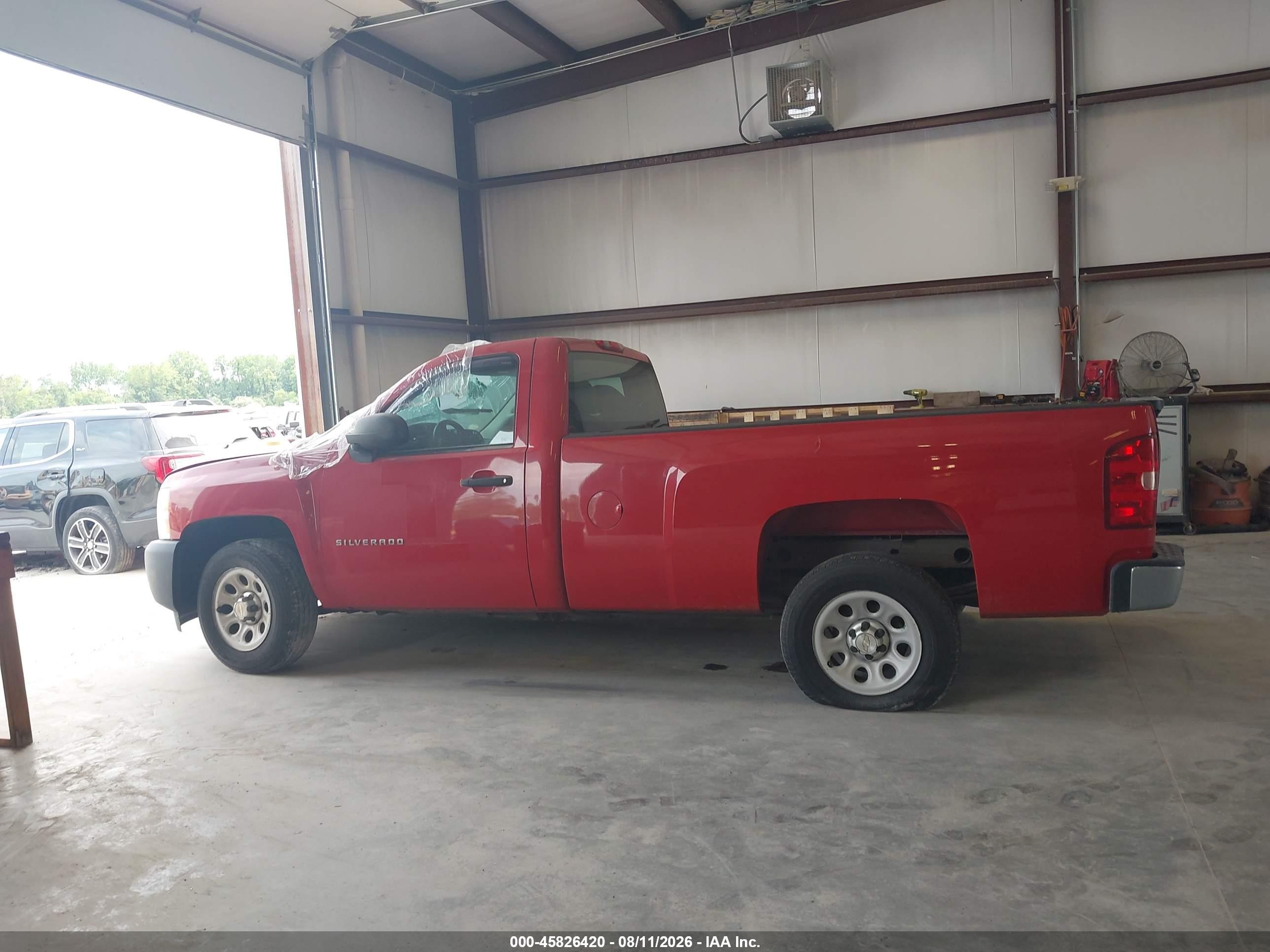 2013 Chevrolet Silverado 1500 Work Truck Red vin: 1GCNCPEX3DZ235571