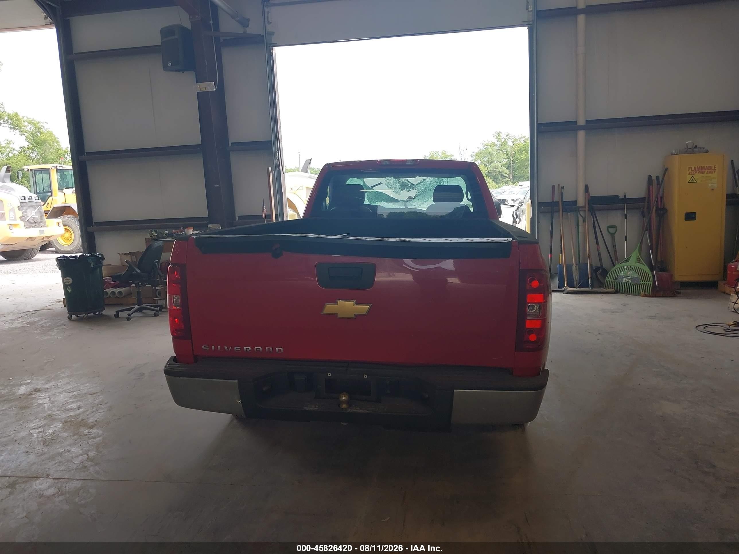 2013 Chevrolet Silverado 1500 Work Truck Red vin: 1GCNCPEX3DZ235571