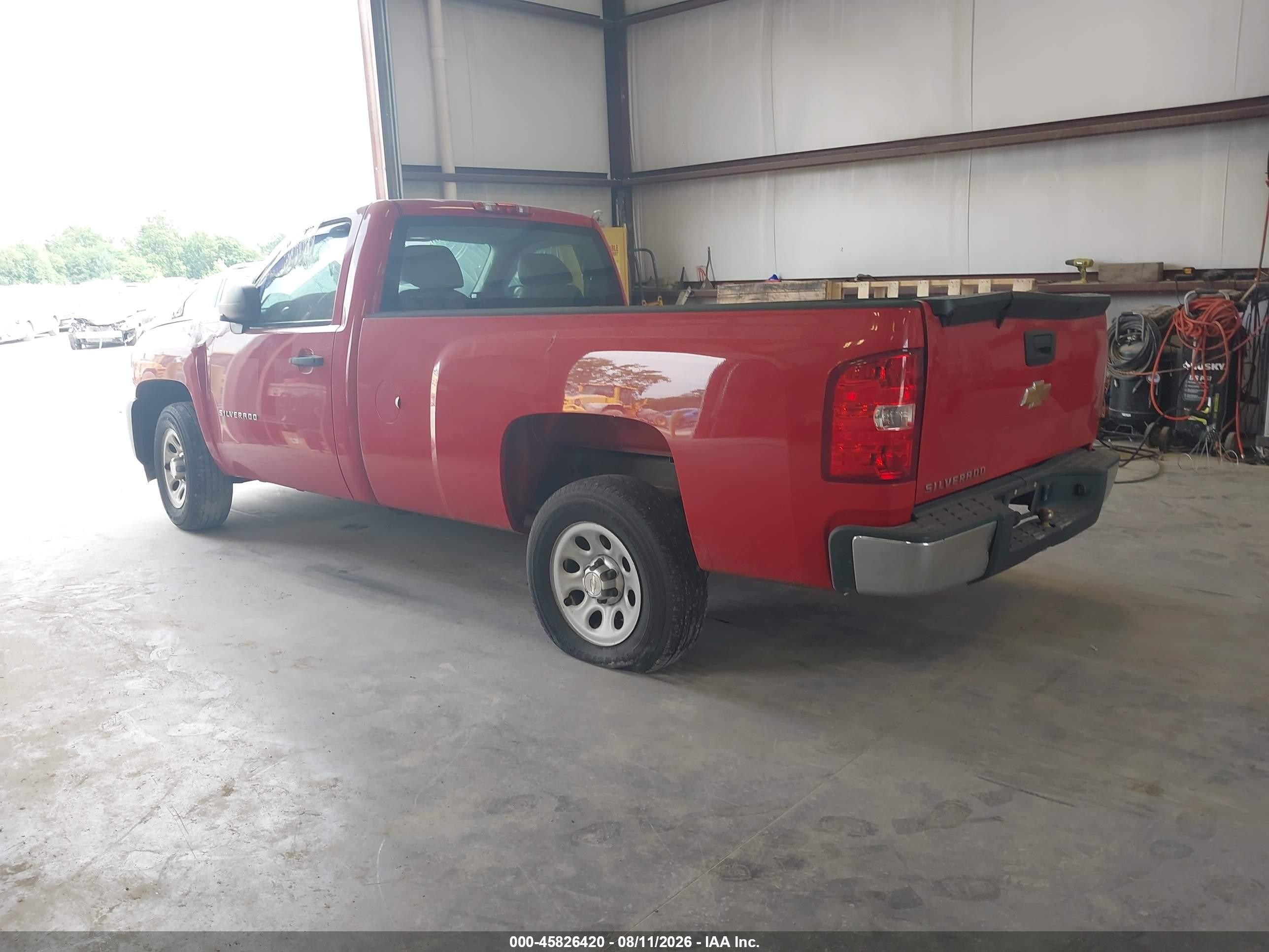2013 Chevrolet Silverado 1500 Work Truck Red vin: 1GCNCPEX3DZ235571