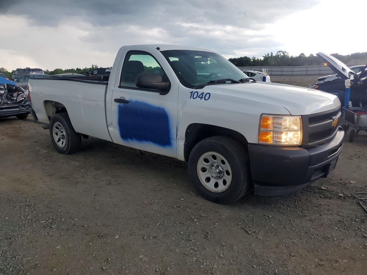 2012 Chevrolet Silverado C1500 White vin: 1GCNCPEX4CZ229339
