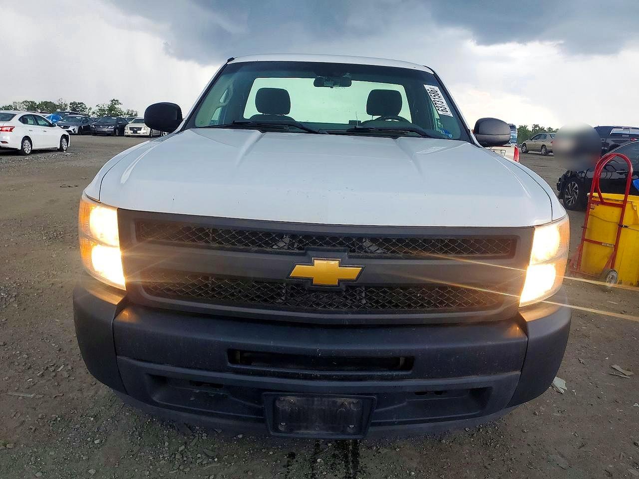 2012 Chevrolet Silverado C1500 White vin: 1GCNCPEX4CZ229339