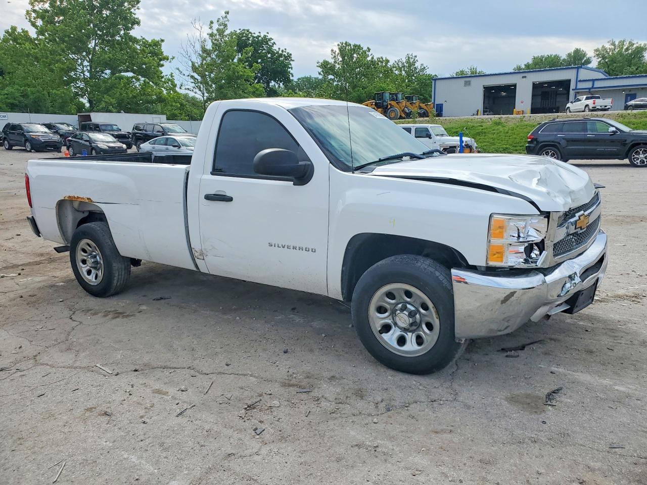2012 Chevrolet Silverado C1500 White vin: 1GCNCPEX4CZ263779