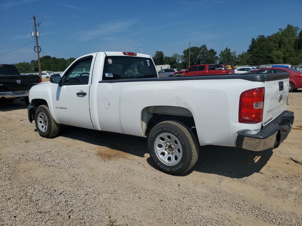 2013 Chevrolet Silverado C1500 White vin: 1GCNCPEX4DZ175963