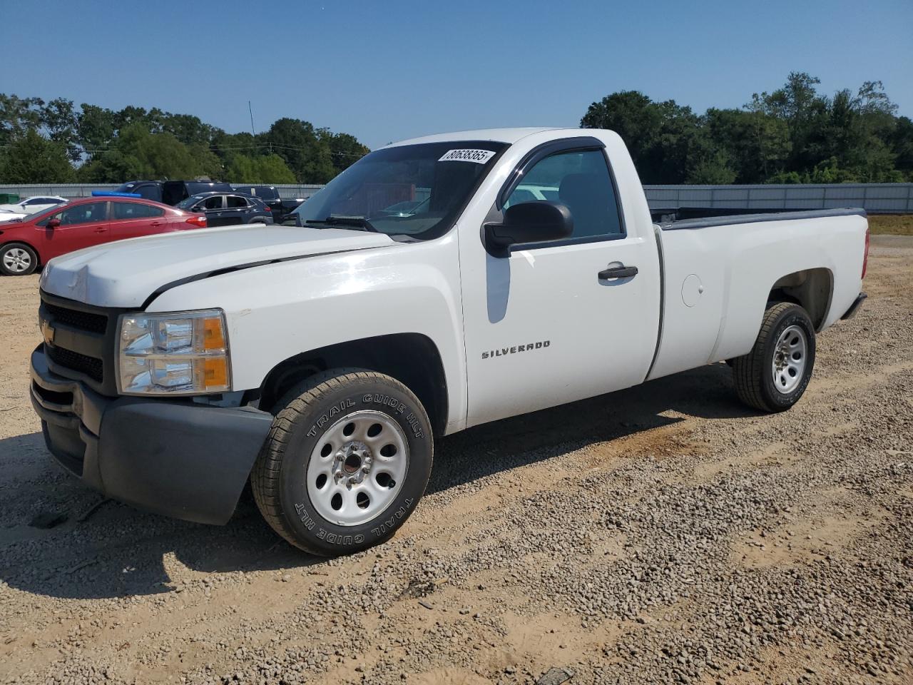 2013 Chevrolet Silverado C1500 White vin: 1GCNCPEX4DZ175963