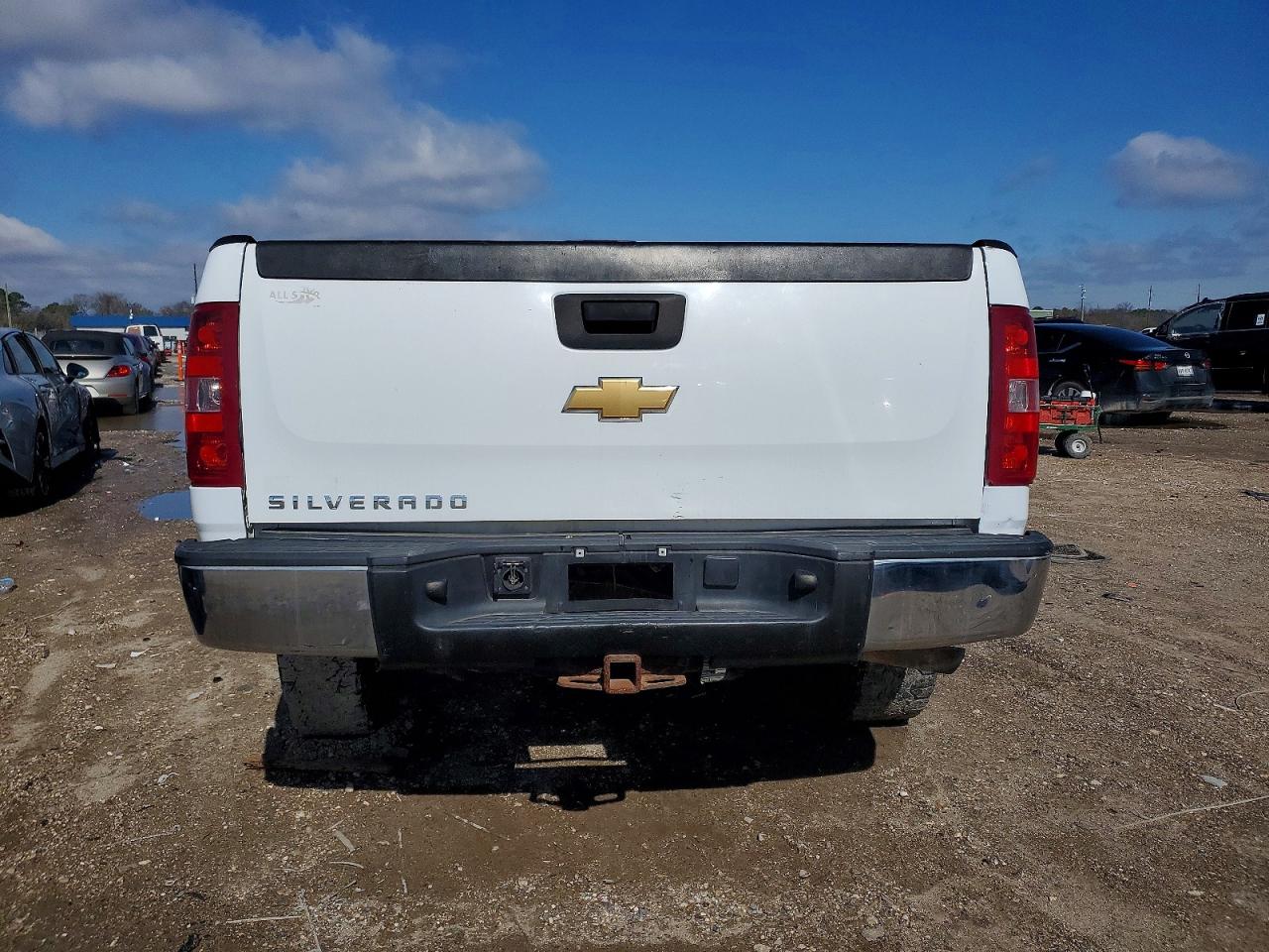 2013 Chevrolet Silverado C1500 White vin: 1GCNCPEX4DZ263198