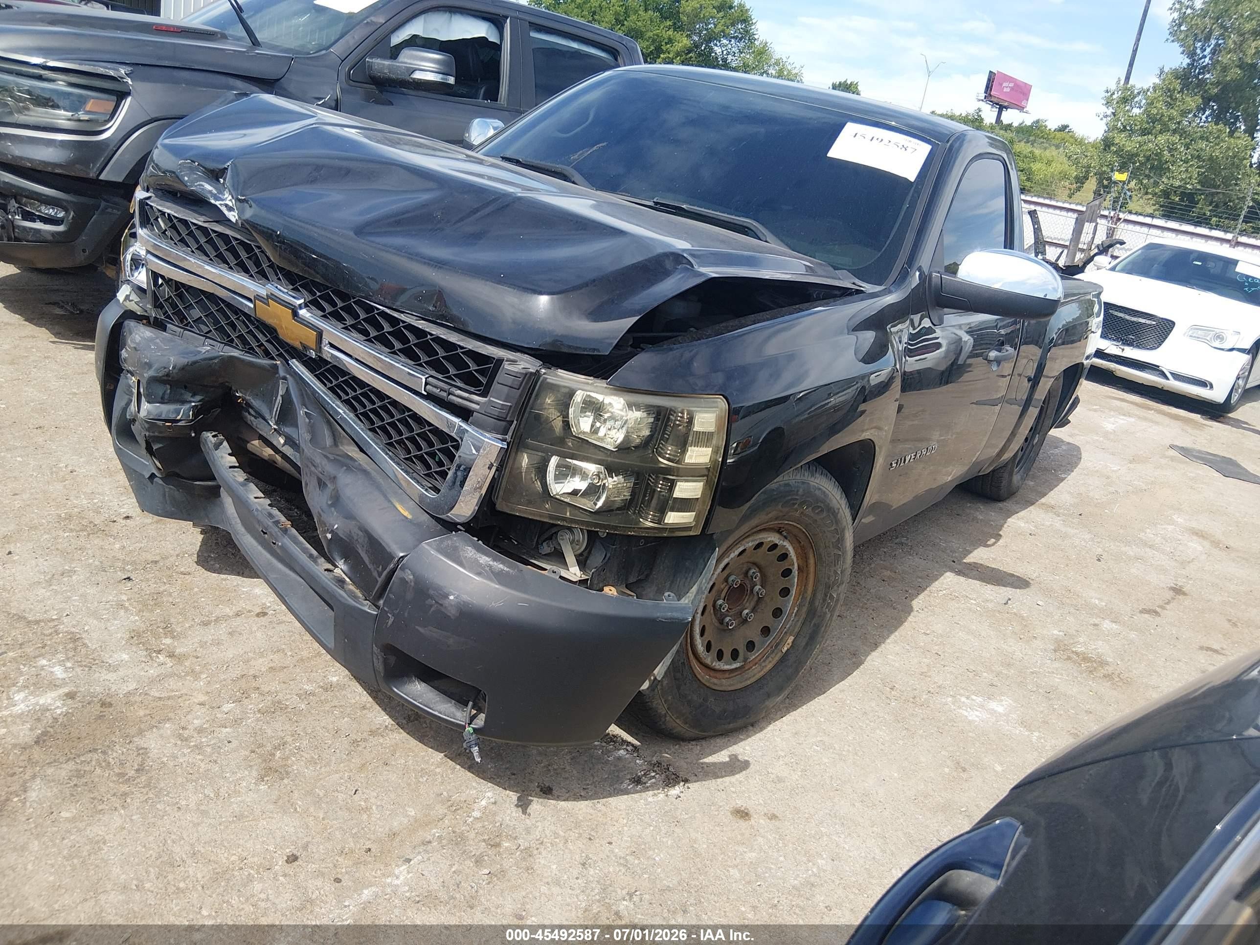 2013 Chevrolet Silverado 1500 Work Truck Black vin: 1GCNCPEX4DZ389688