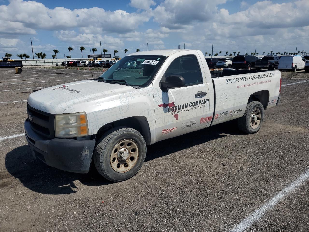 2011 Chevrolet Silverado C1500 White vin: 1GCNCPEX5BZ285322 Damage: Front Metal Bumper Painted, Misaligned, Repair Required