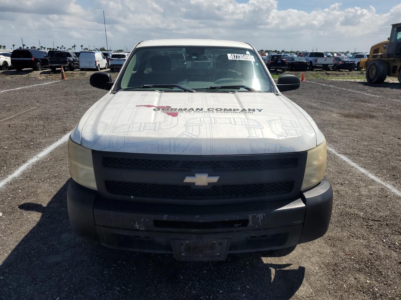 2011 Chevrolet Silverado C1500 White vin: 1GCNCPEX5BZ285322 Damage: Left Head Lamp, Faded, Repair Required