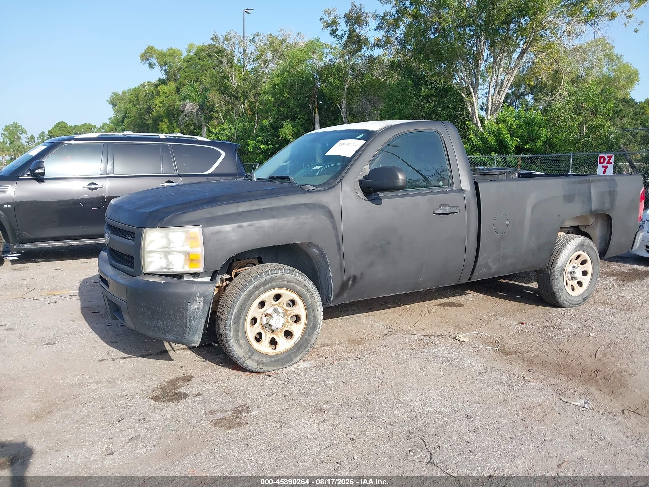 2011 Chevrolet Silverado 1500 Work Truck Черный vin: 1GCNCPEX5BZ285322