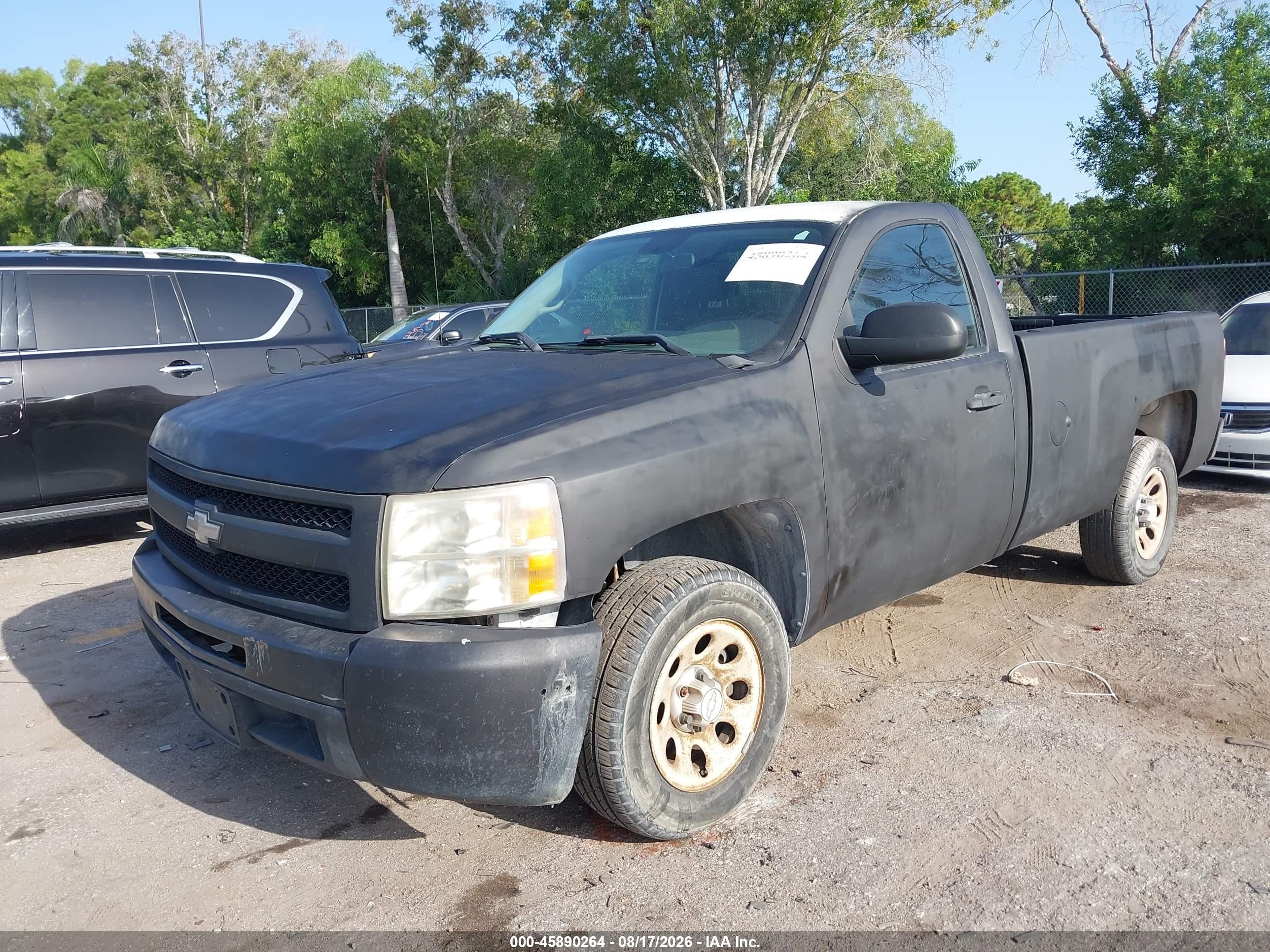 2011 Chevrolet Silverado 1500 Work Truck Черный vin: 1GCNCPEX5BZ285322