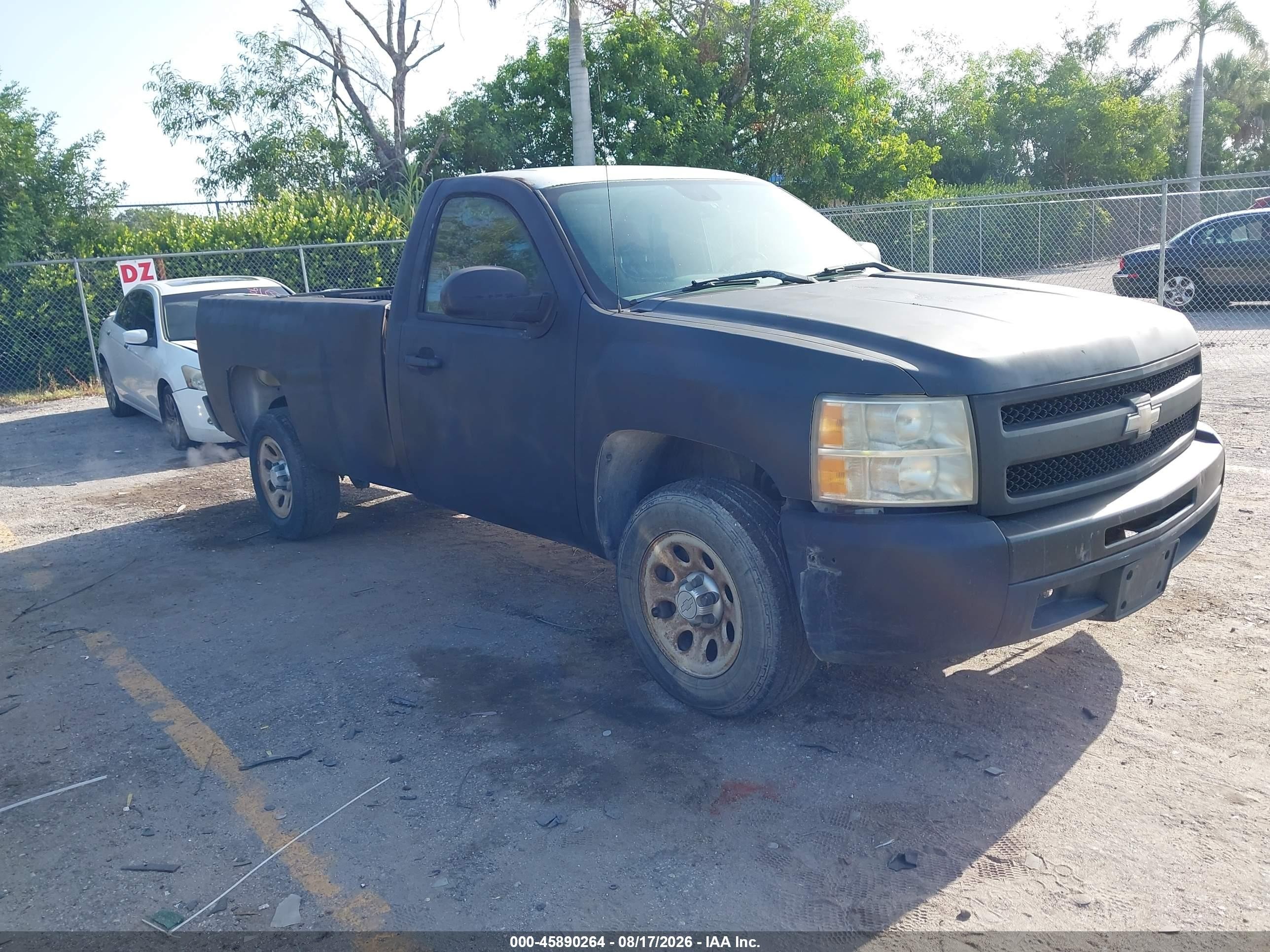 2011 Chevrolet Silverado 1500 Work Truck Черный vin: 1GCNCPEX5BZ285322