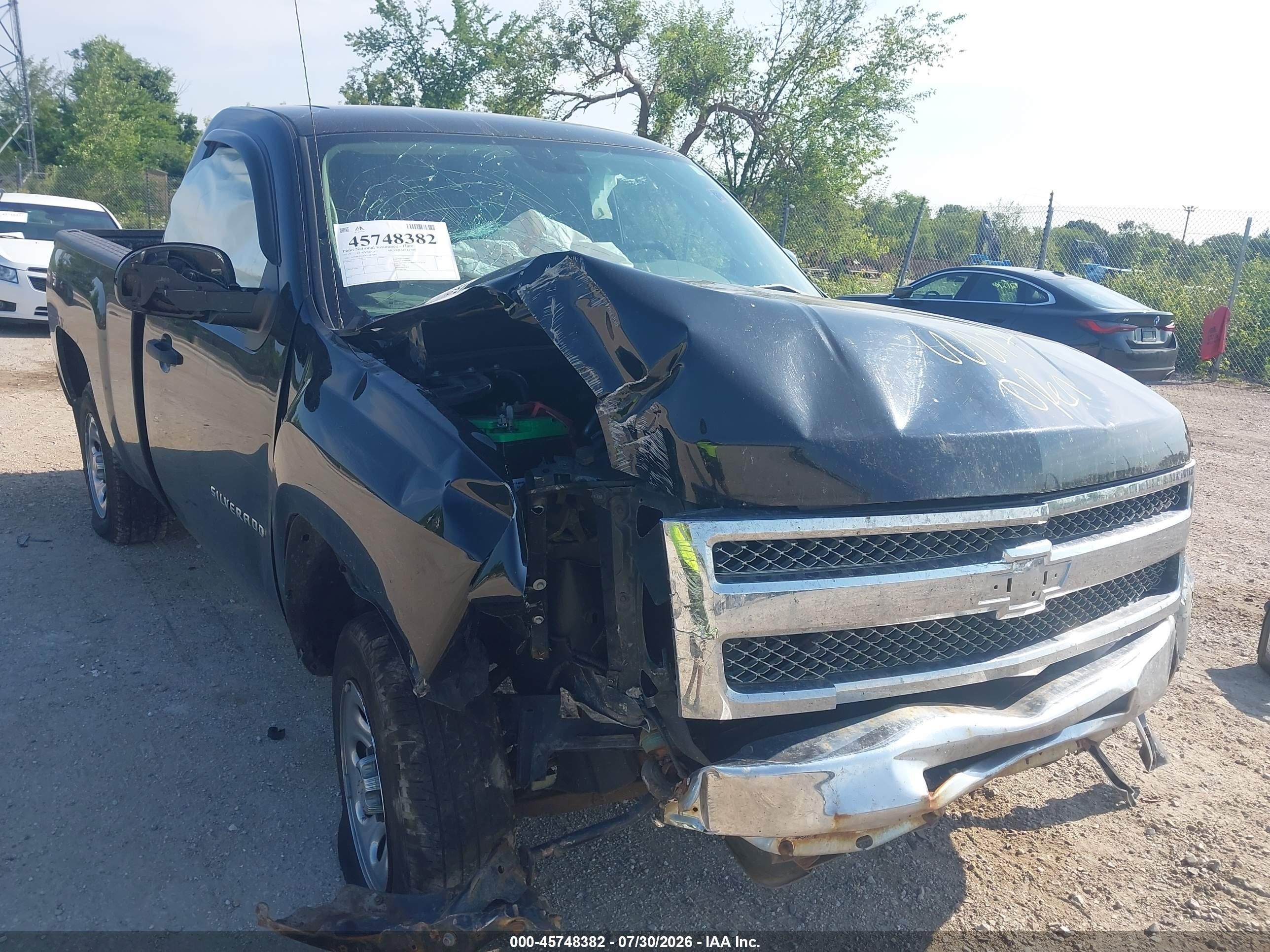 2012 Chevrolet Silverado 1500 Work Truck Black vin: 1GCNCPEX5CZ287363