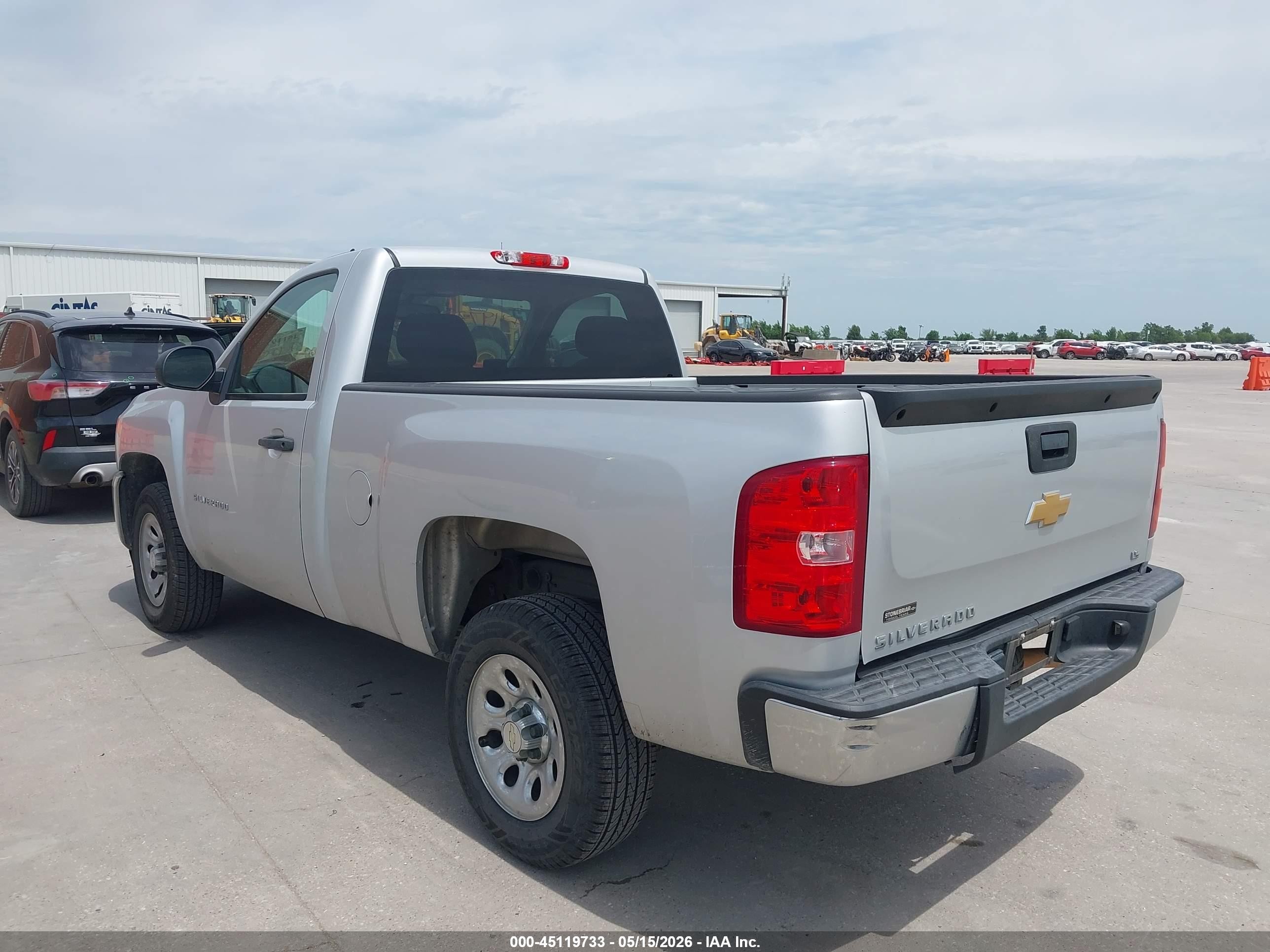 2013 Chevrolet Silverado 1500 Work Truck Silver vin: 1GCNCPEX5DZ150179