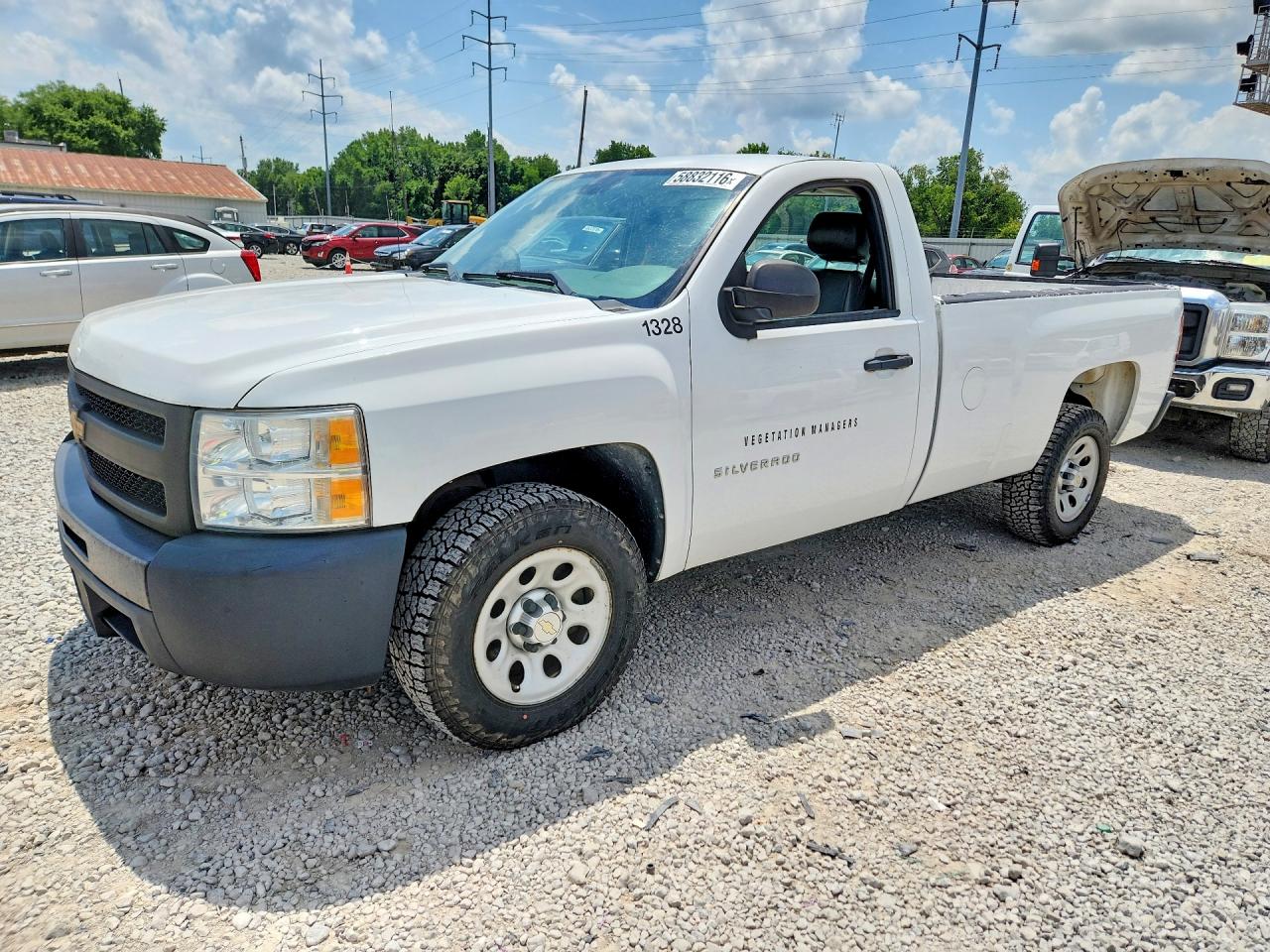 2013 Chevrolet Silverado C1500 Белый vin: 1GCNCPEX5DZ171954