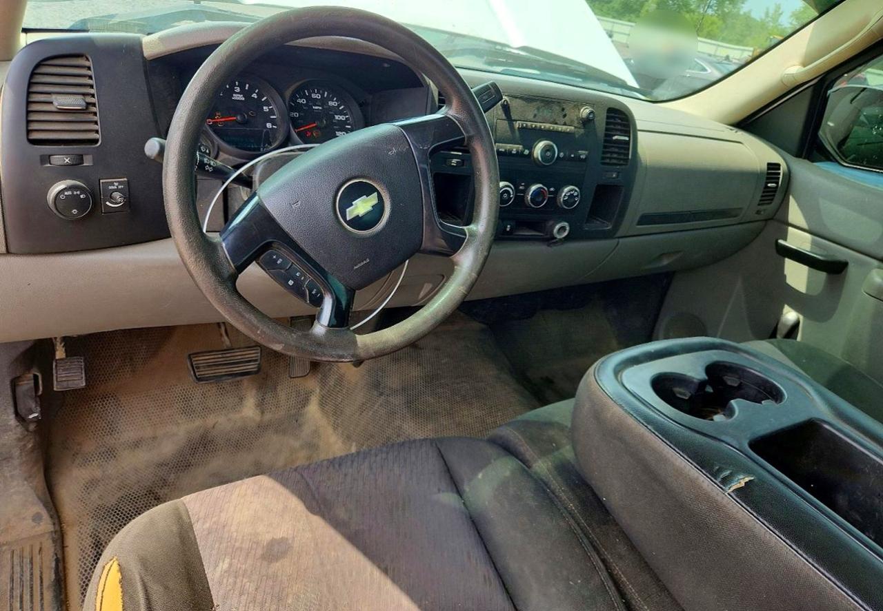 2013 Chevrolet Silverado C1500 White vin: 1GCNCPEX5DZ284657