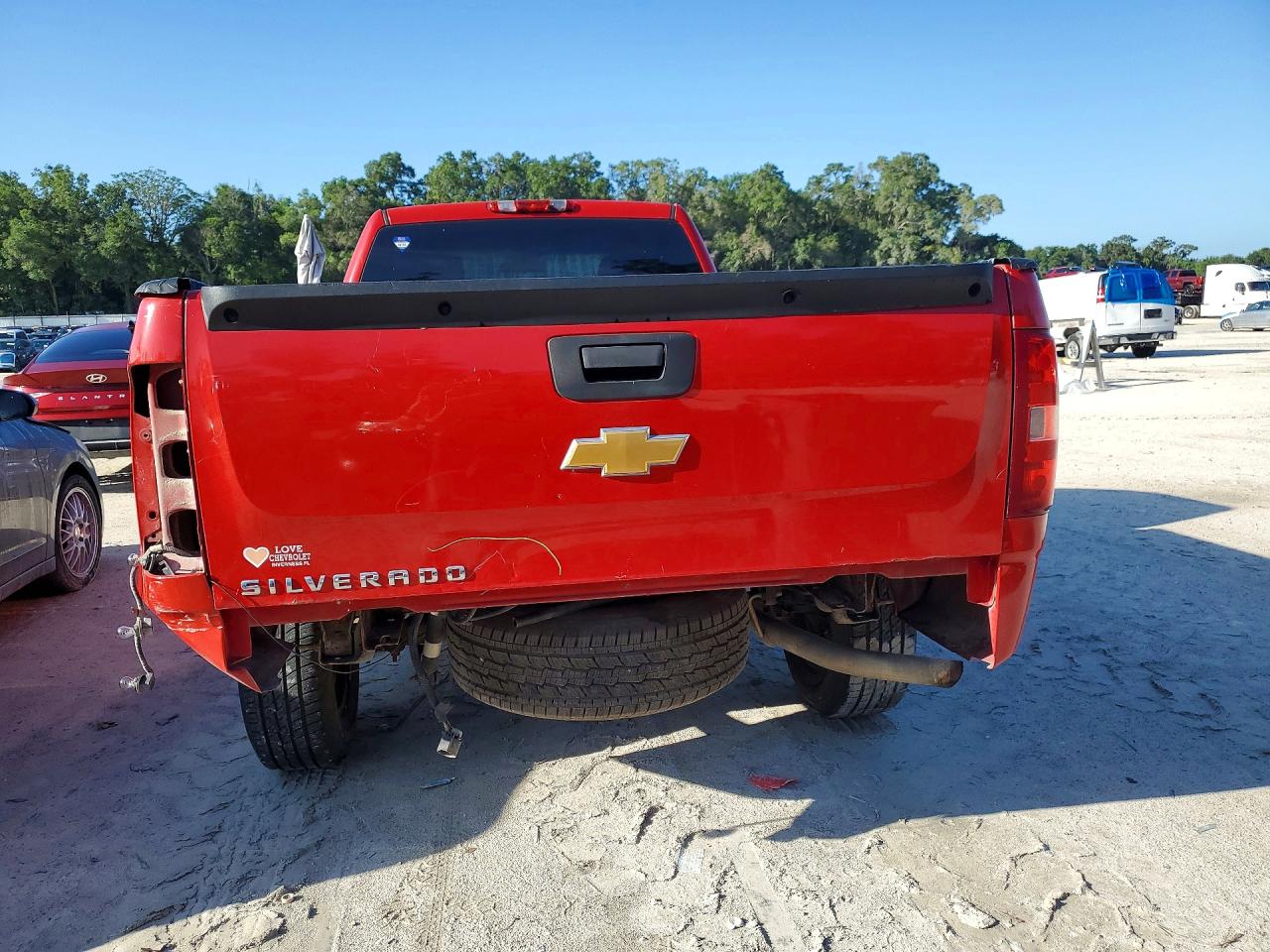 2012 Chevrolet Silverado C1500 Red vin: 1GCNCPEX6CZ211196
