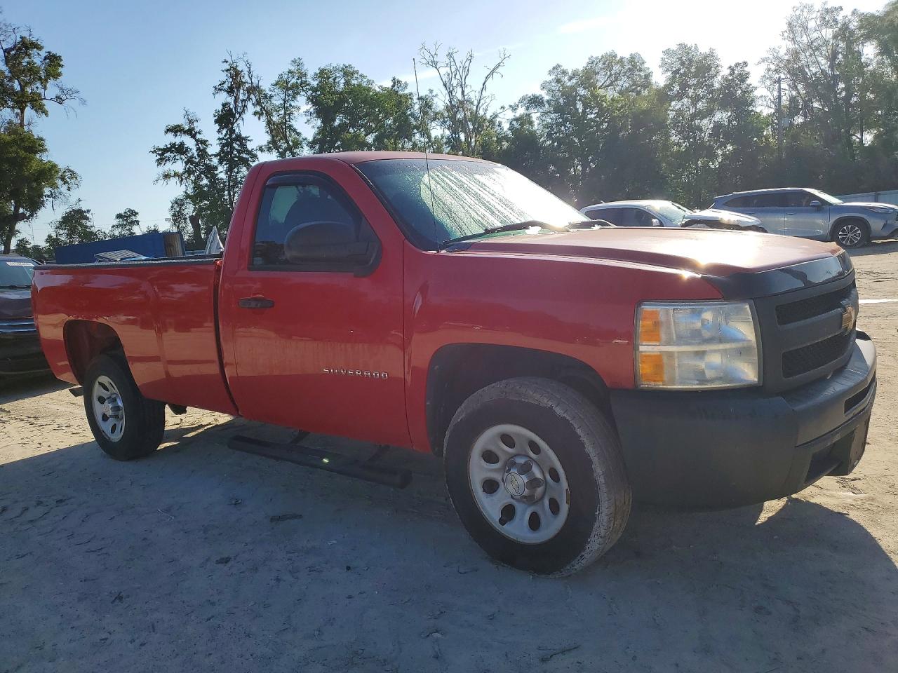 2012 Chevrolet Silverado C1500 Red vin: 1GCNCPEX6CZ211196