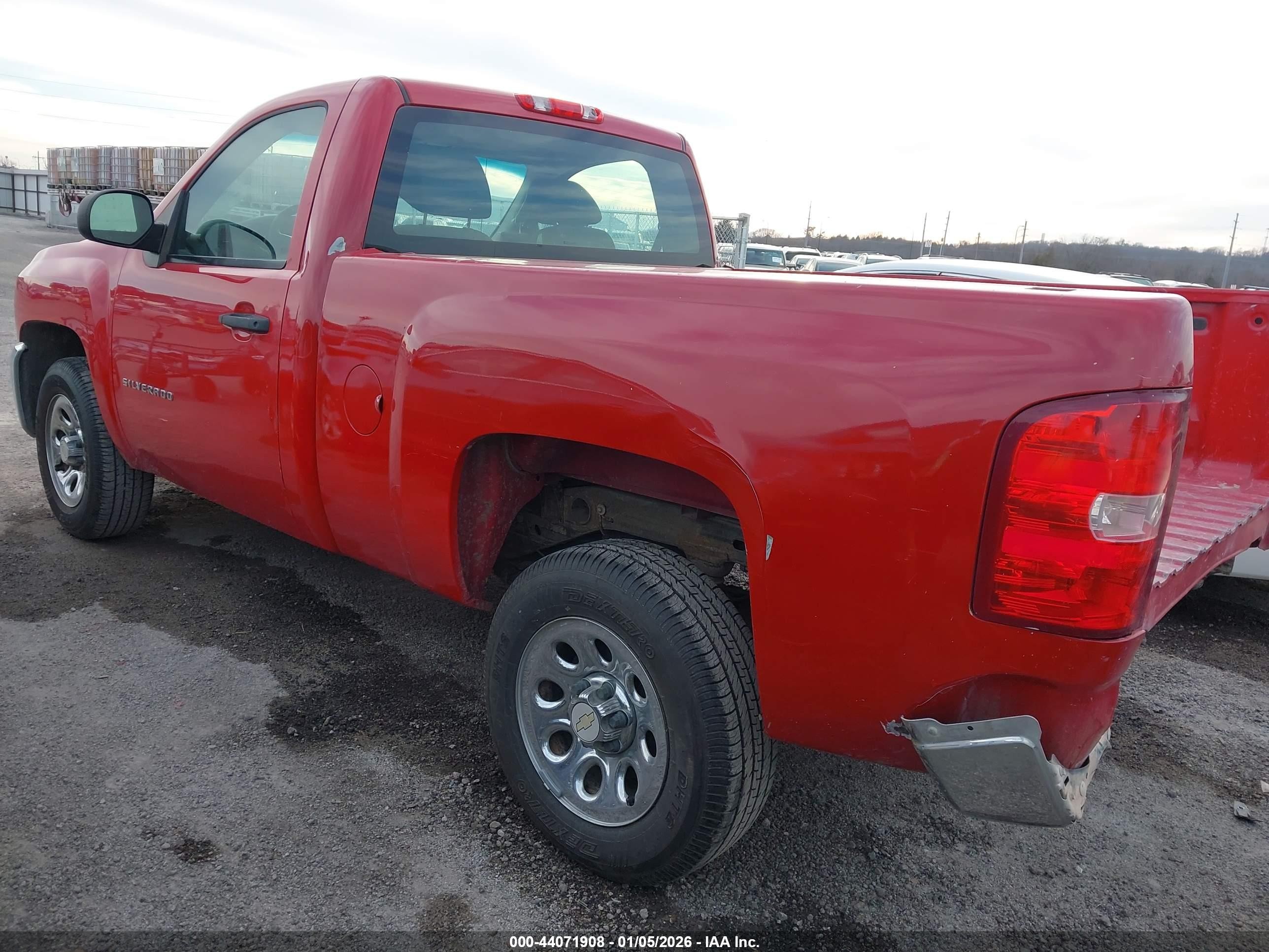 2012 Chevrolet Silverado 1500 Work Truck Red vin: 1GCNCPEX6CZ267994