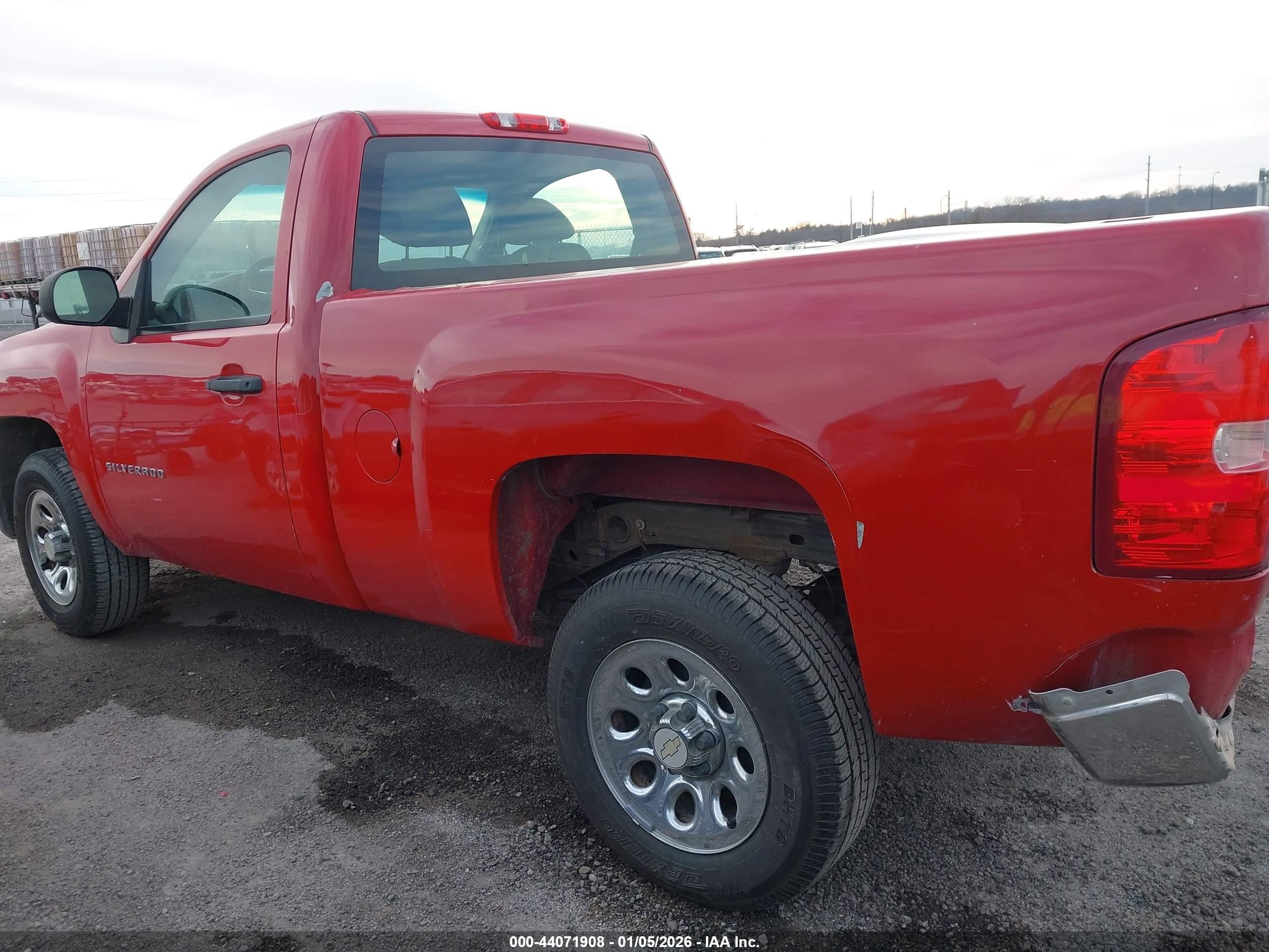 2012 Chevrolet Silverado 1500 Work Truck Red vin: 1GCNCPEX6CZ267994
