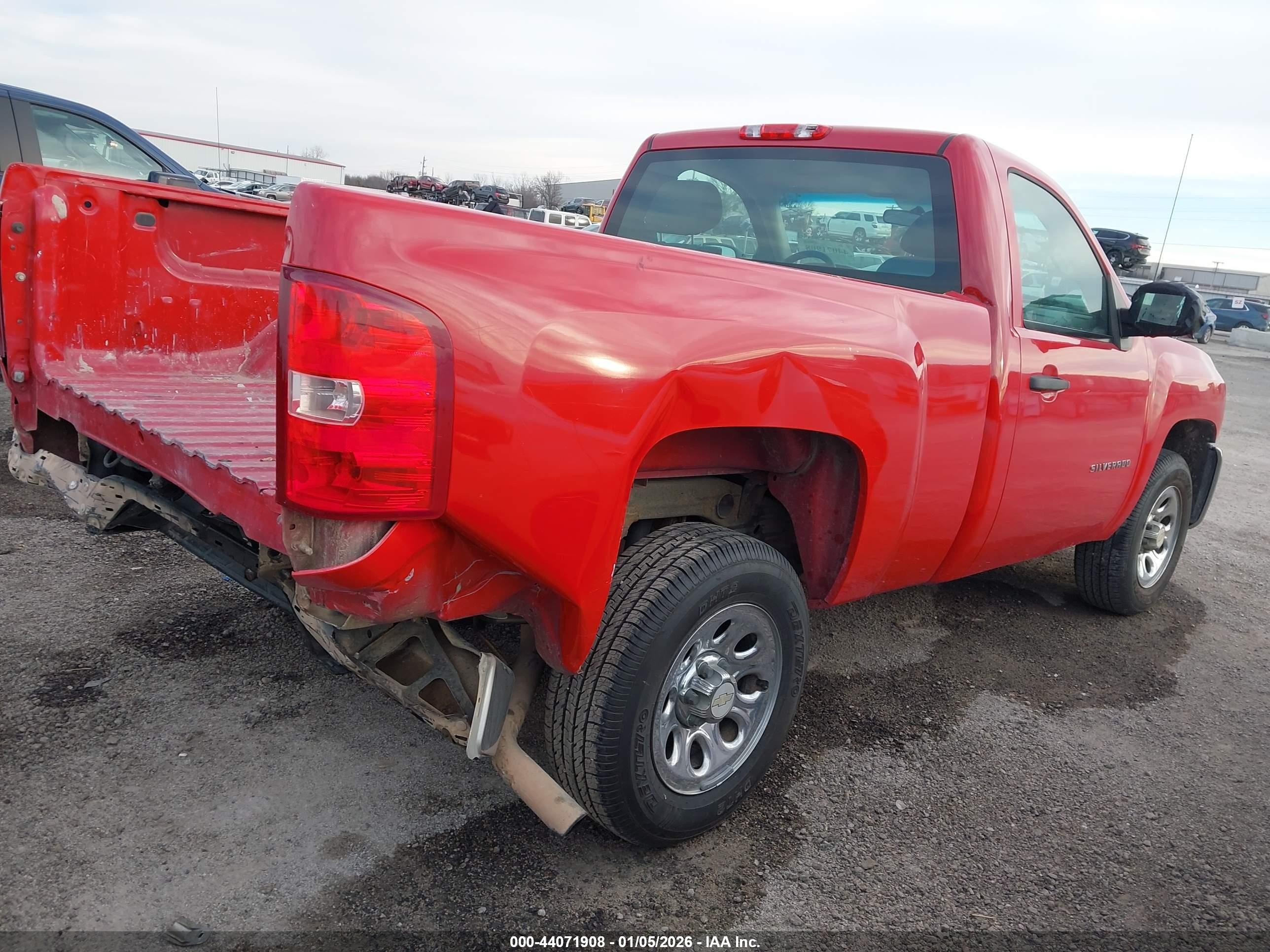 2012 Chevrolet Silverado 1500 Work Truck Red vin: 1GCNCPEX6CZ267994