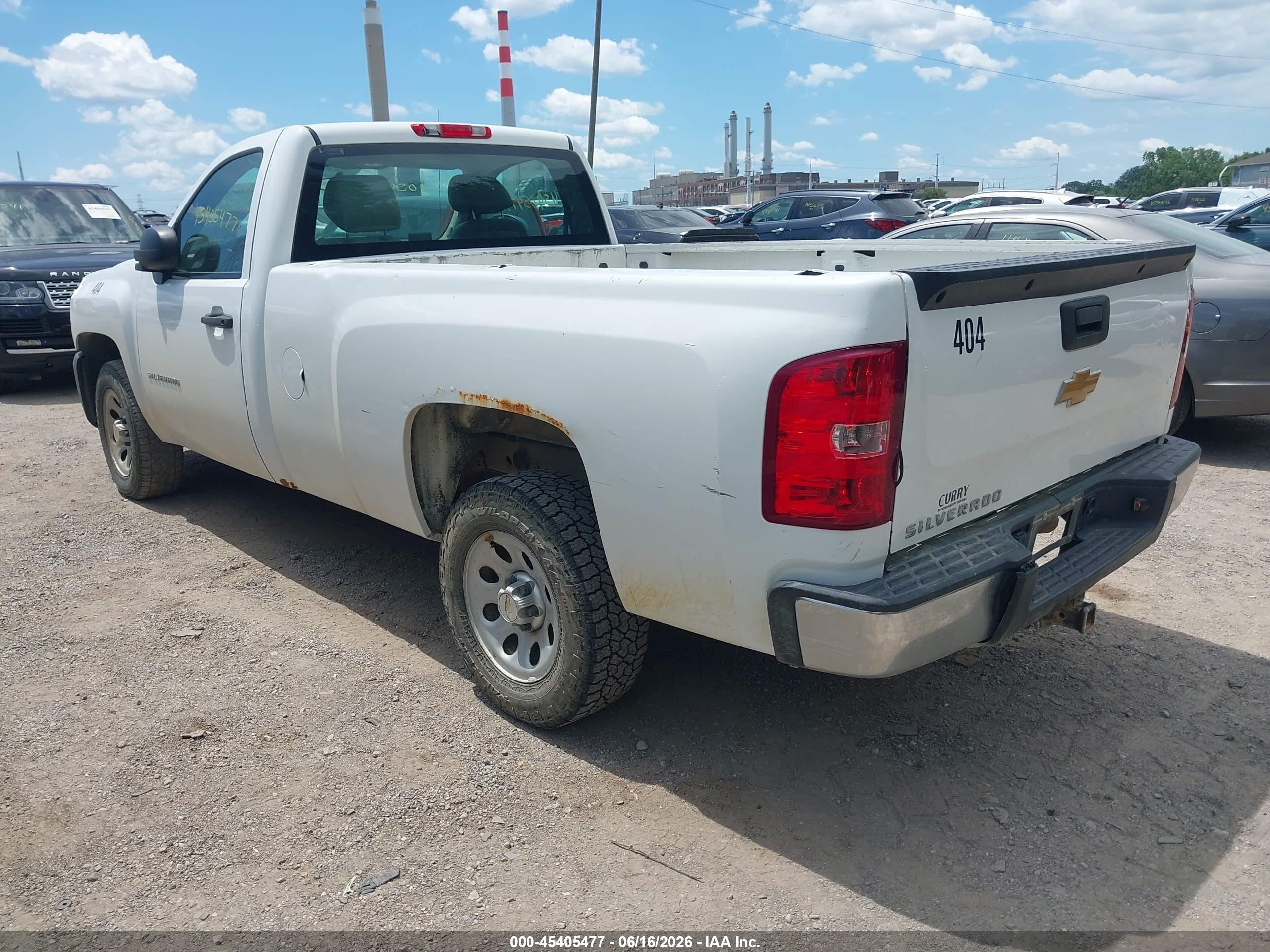 2013 Chevrolet Silverado 1500 Work Truck White vin: 1GCNCPEX6DZ106028